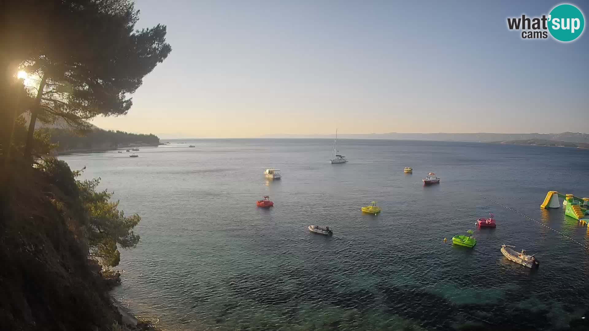 Webcam Potočine Beach Bol – Live View of Borak Beach, Brač Island