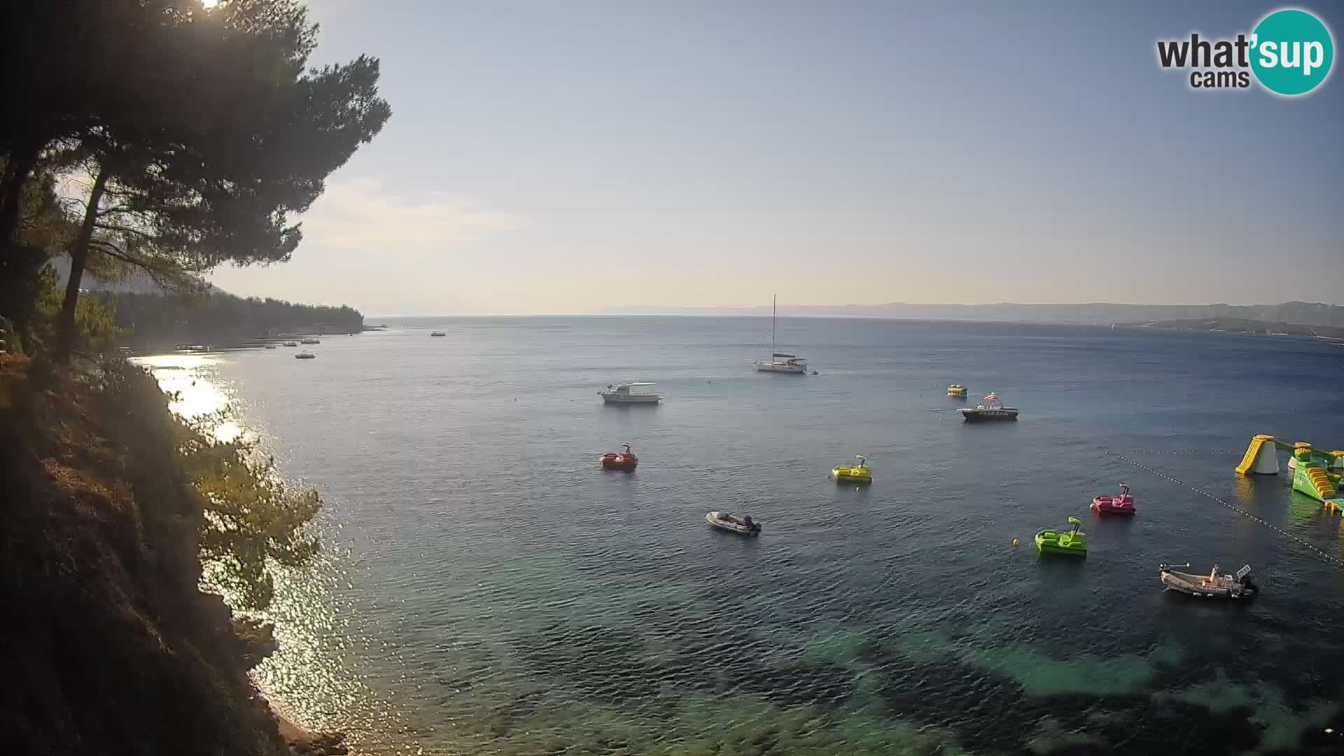 Webcam Potočine Beach Bol – Live View of Borak Beach, Brač Island