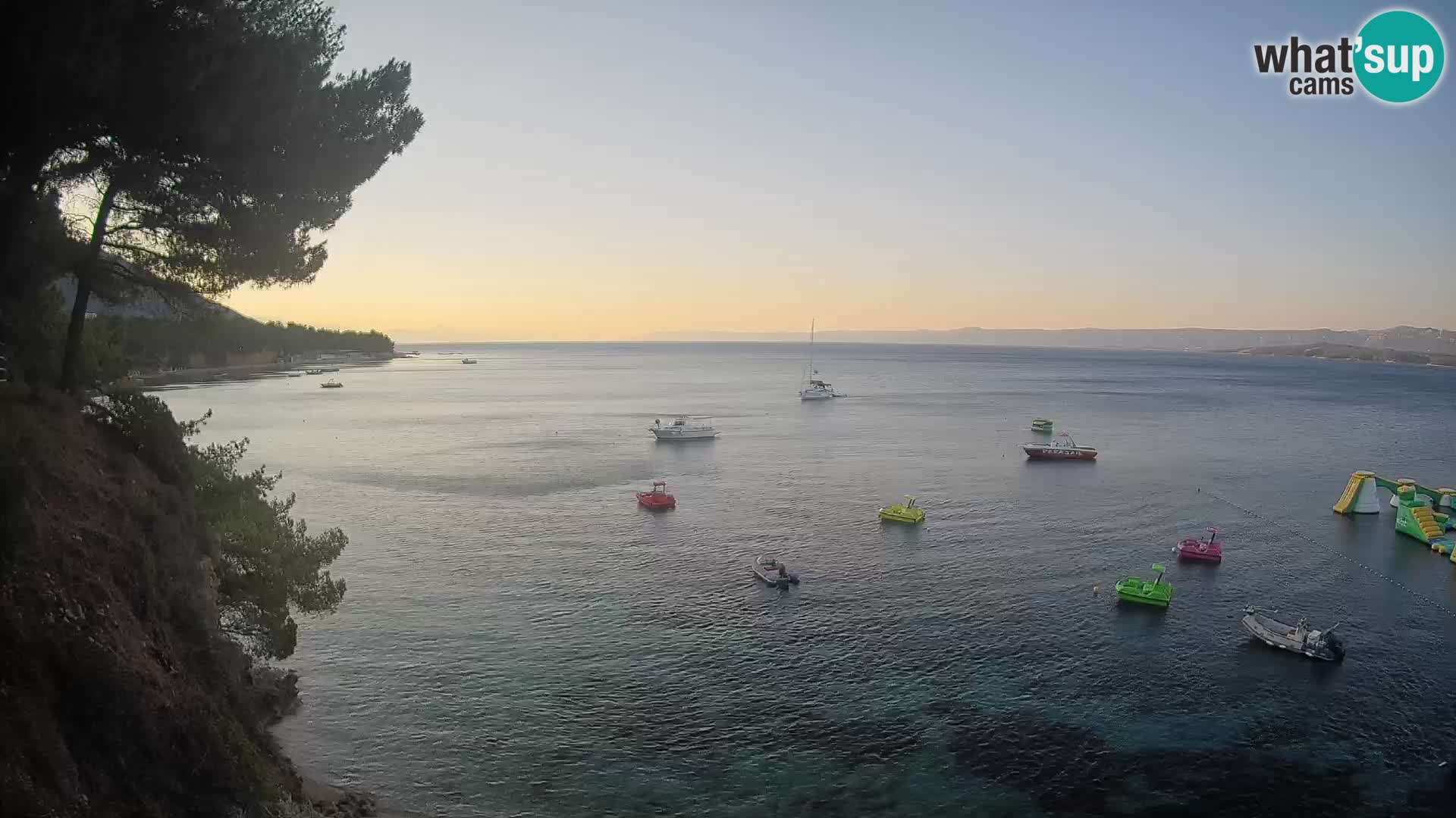 Webcam Potočine Beach Bol – Live View of Borak Beach, Brač Island