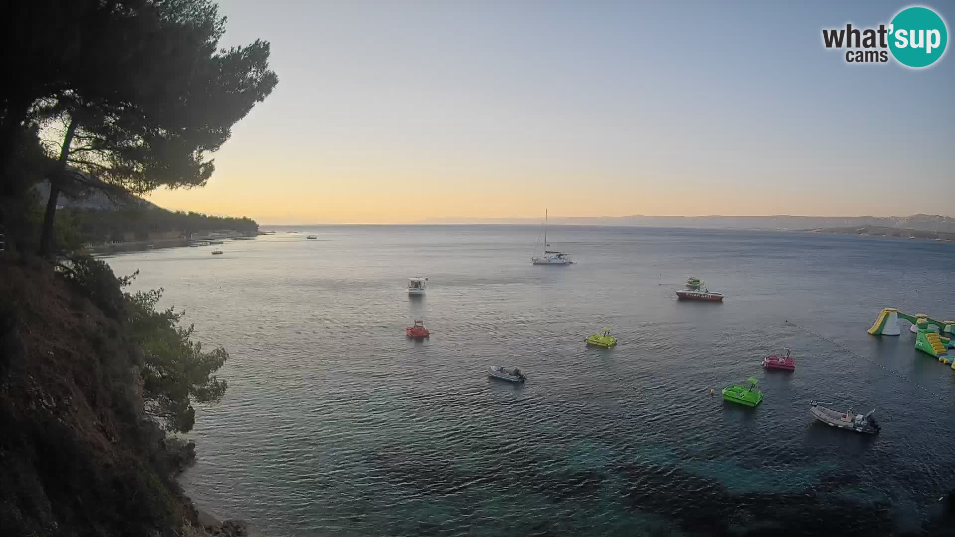 Webcam Potočine Beach Bol – Live View of Borak Beach, Brač Island
