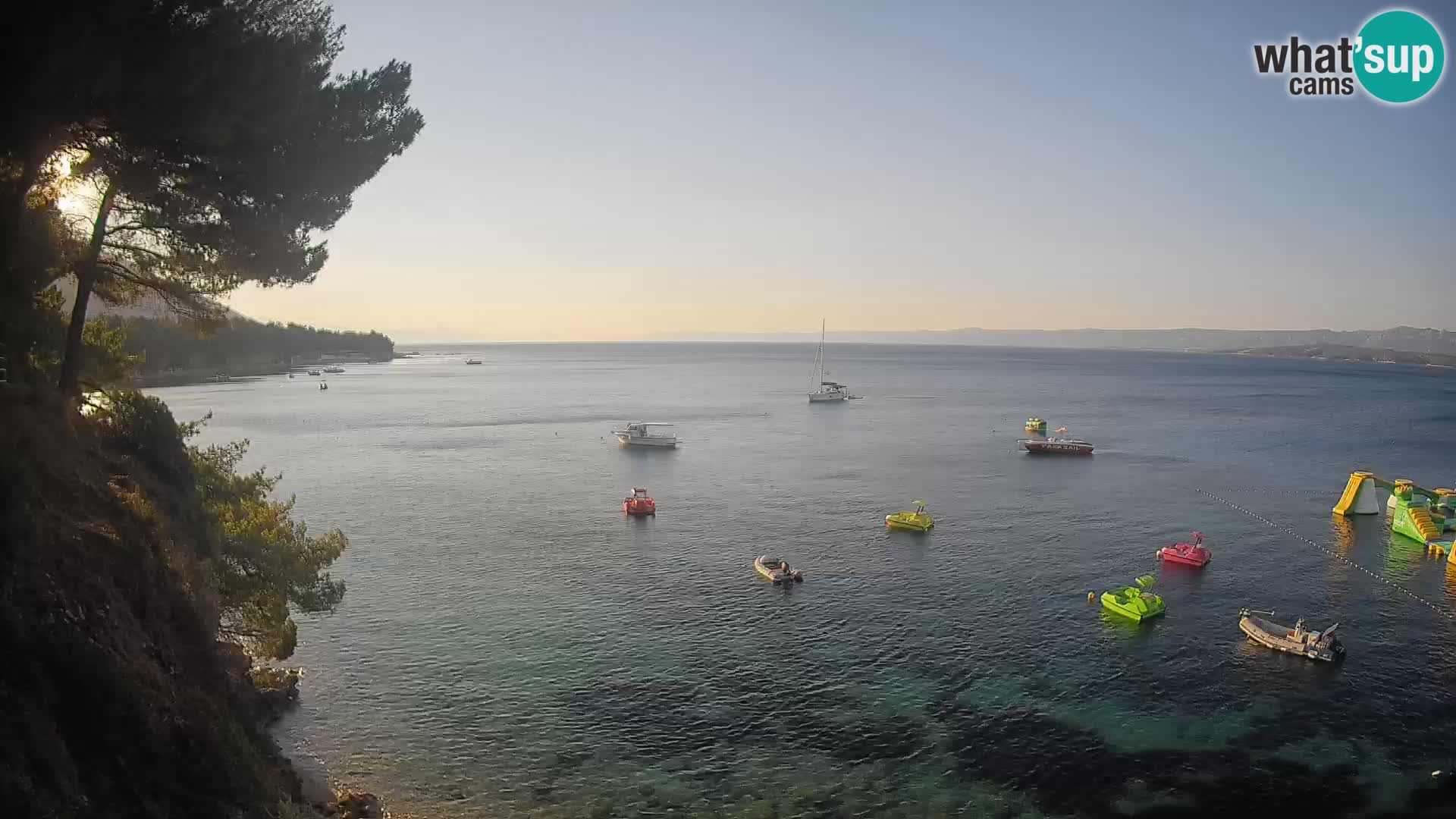 Webcam Potočine Beach Bol – Live View of Borak Beach, Brač Island