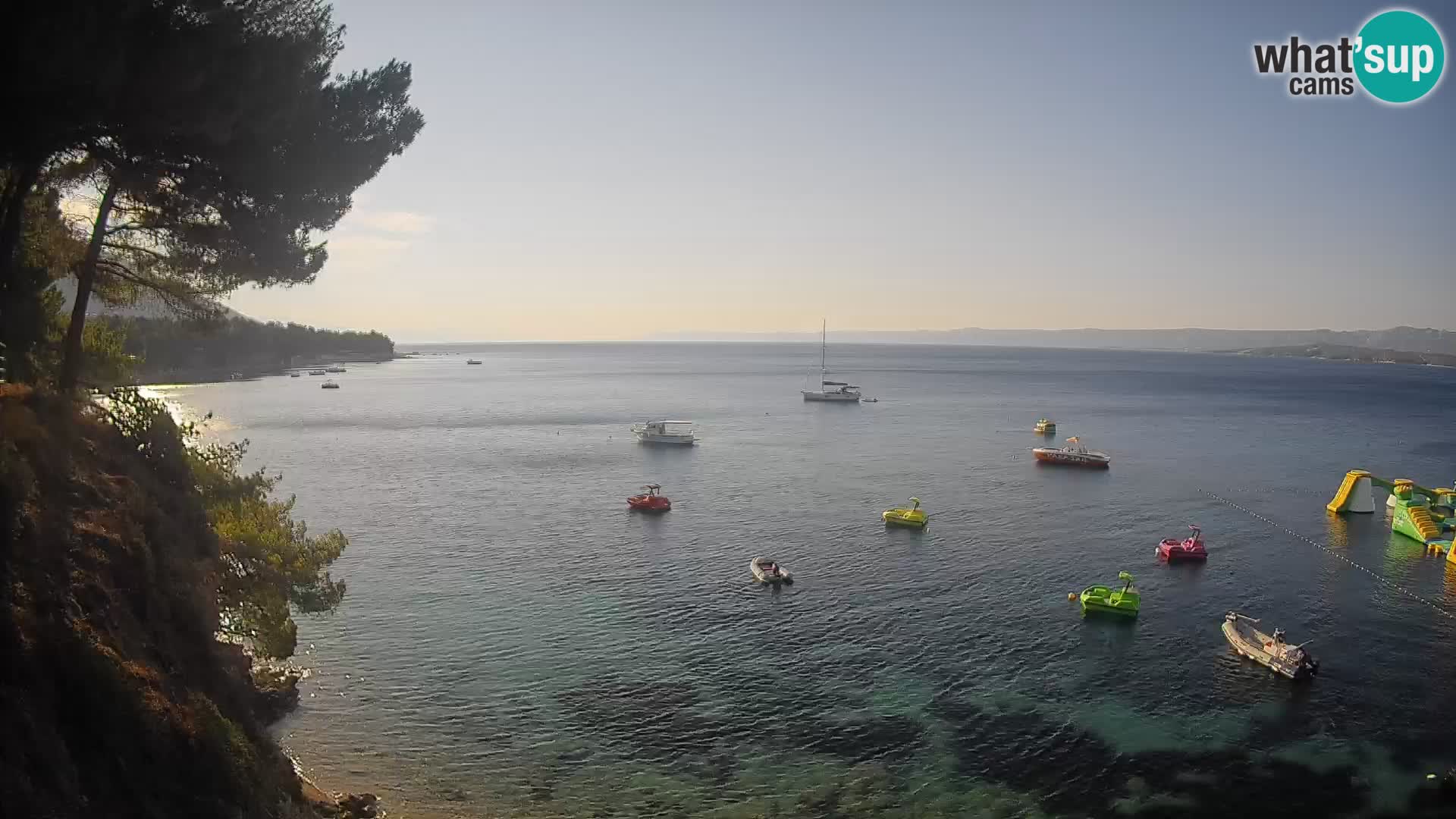 Webcam Strand Potočine Bol – Liveblick auf Borak Beach, Insel Brač