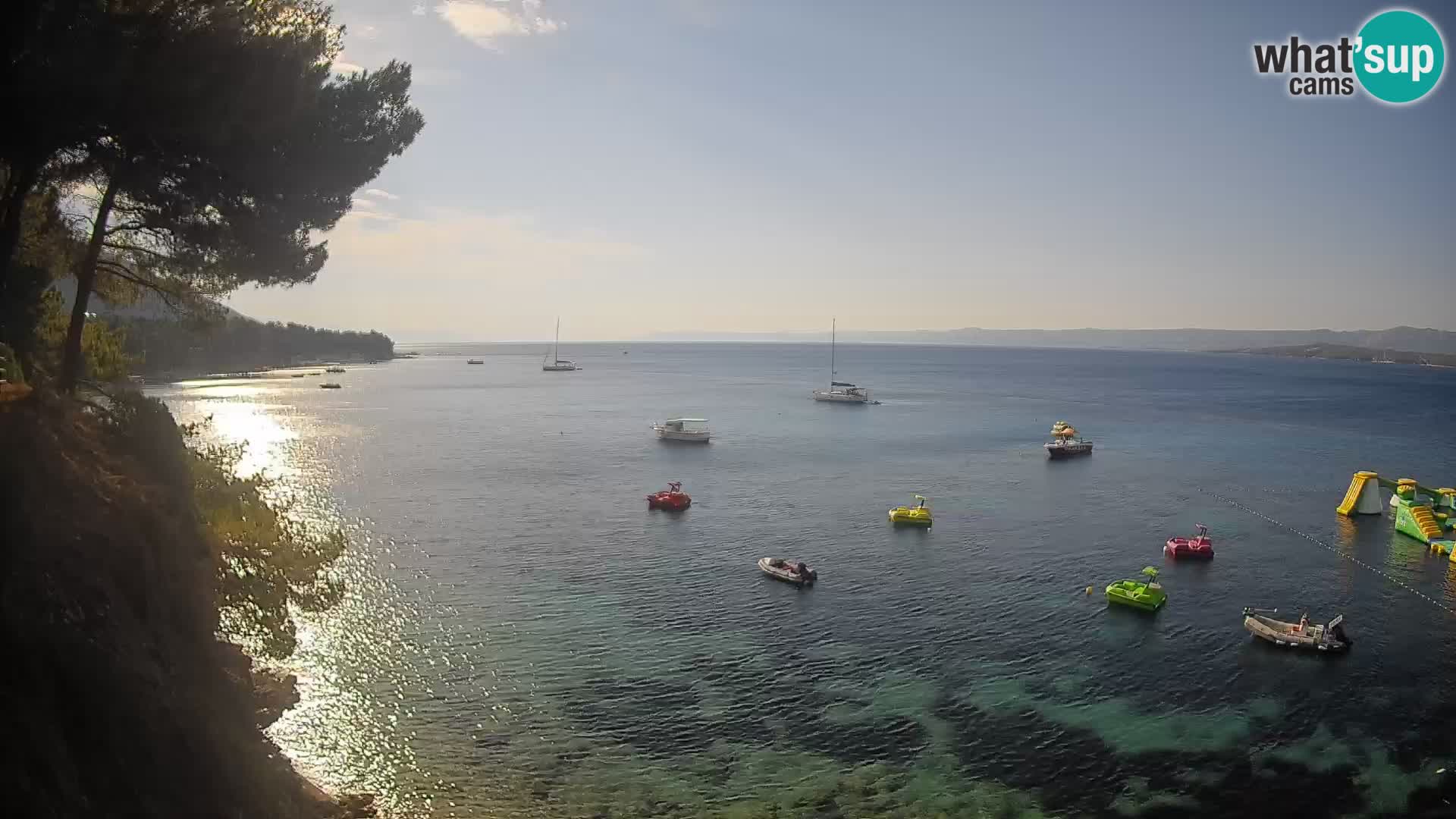 Webcam Potočine Beach Bol – Live View of Borak Beach, Brač Island