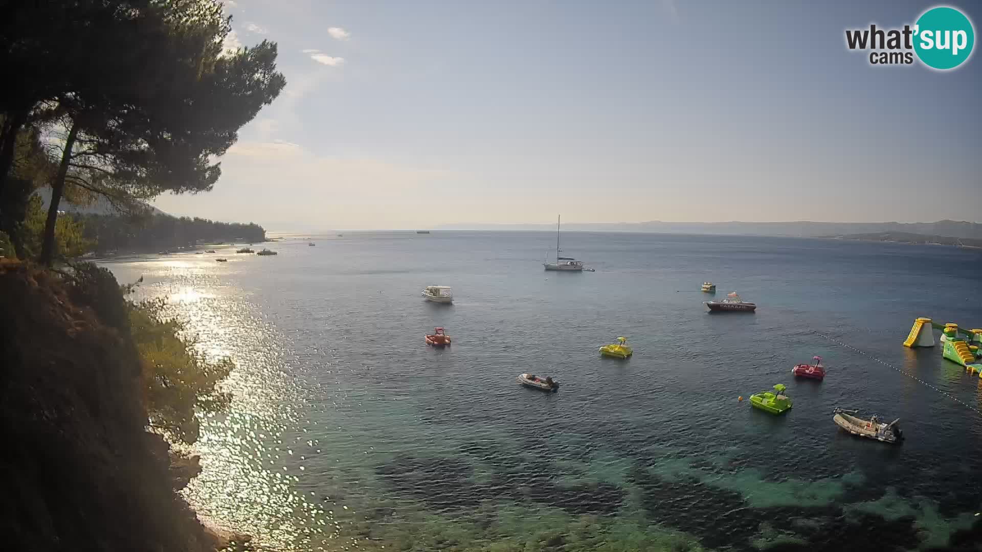 Webcam plage Potočine Bol – Vue en direct sur Borak Beach, île de Brač