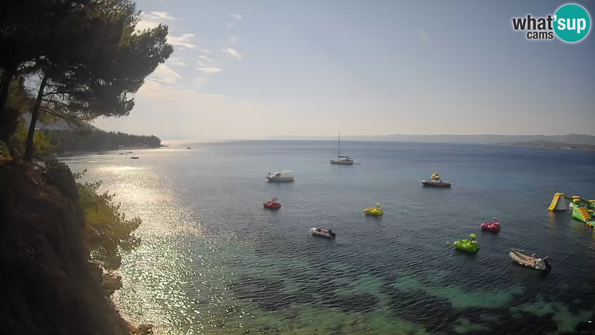 Webcam Playa Potočine Bol – Vista en vivo de Borak Beach, Isla de Brač