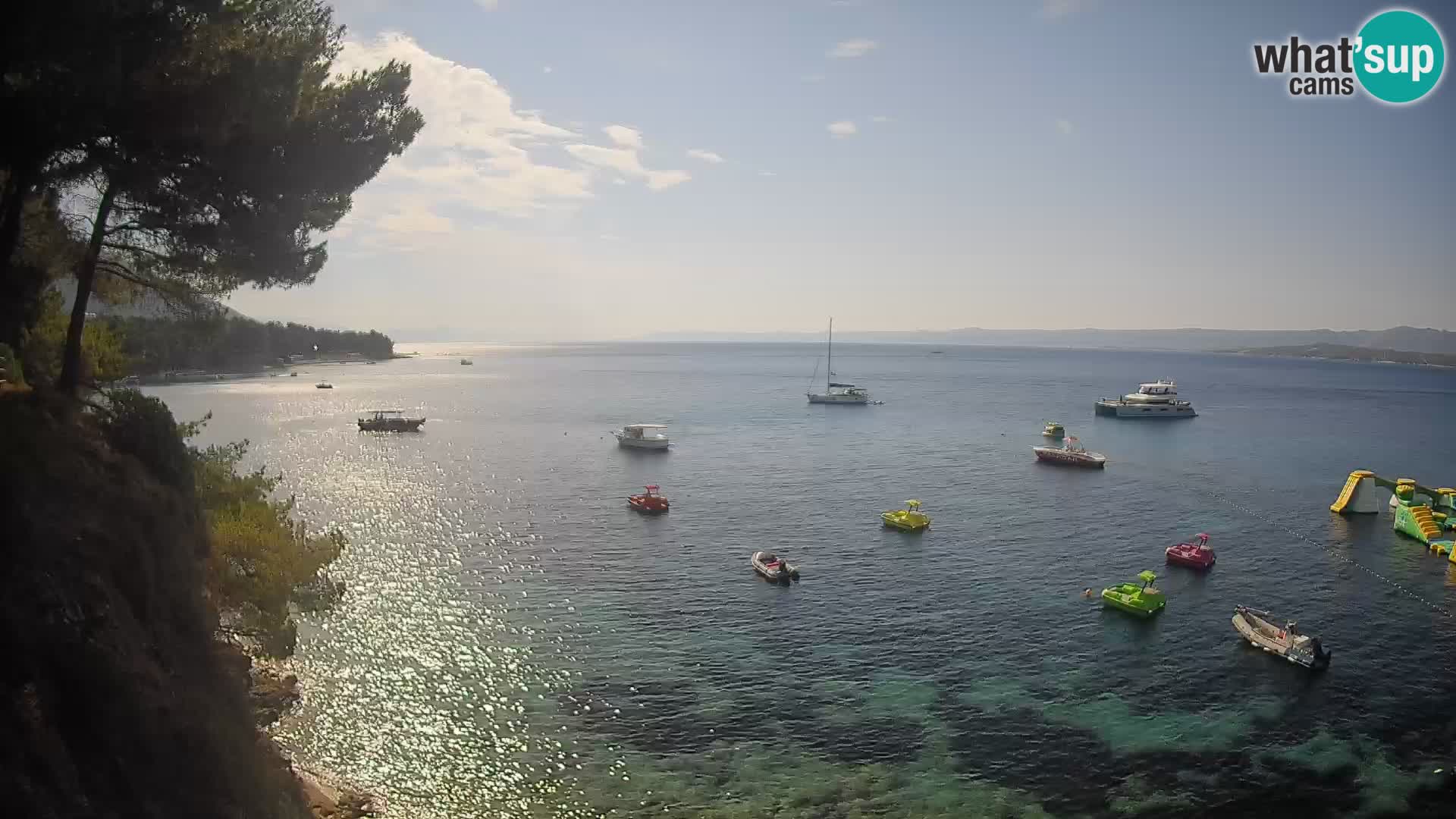 Webcam Potočine Beach Bol – Live View of Borak Beach, Brač Island