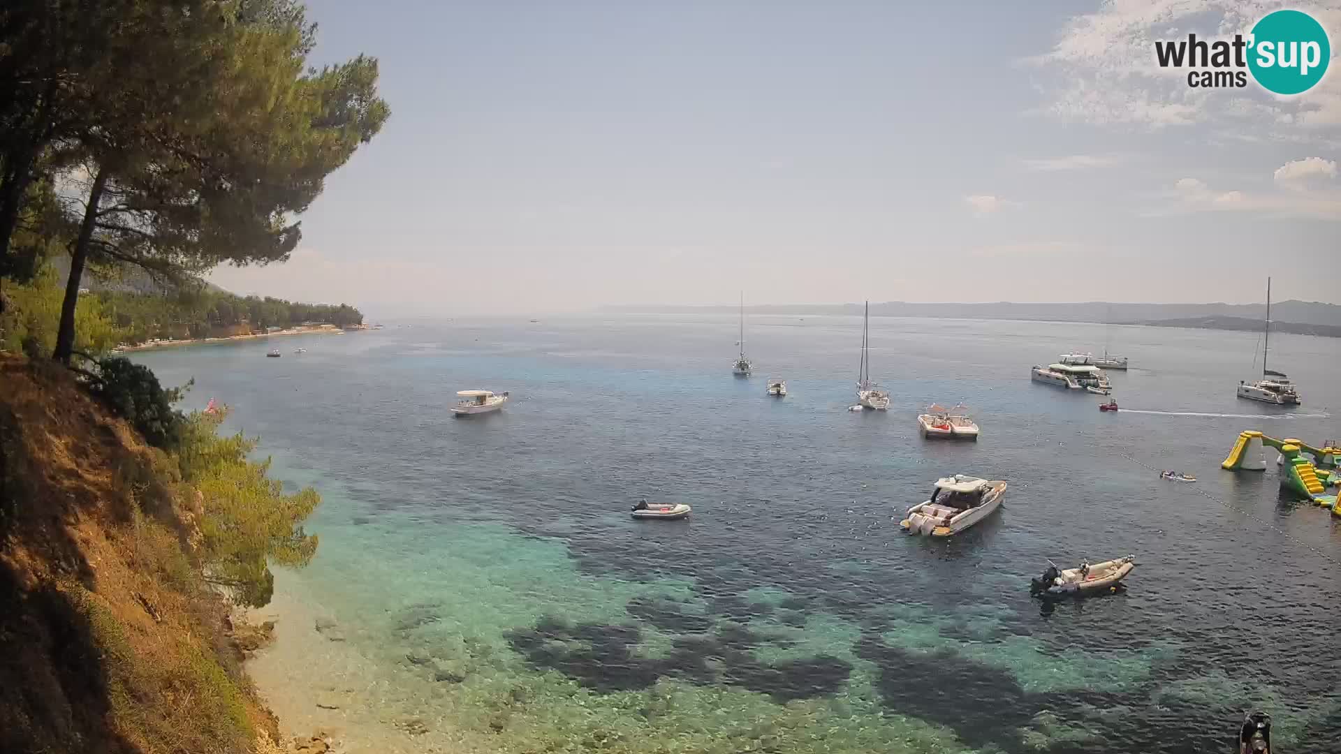 Webcam Playa Potočine Bol – Vista en vivo de Borak Beach, Isla de Brač
