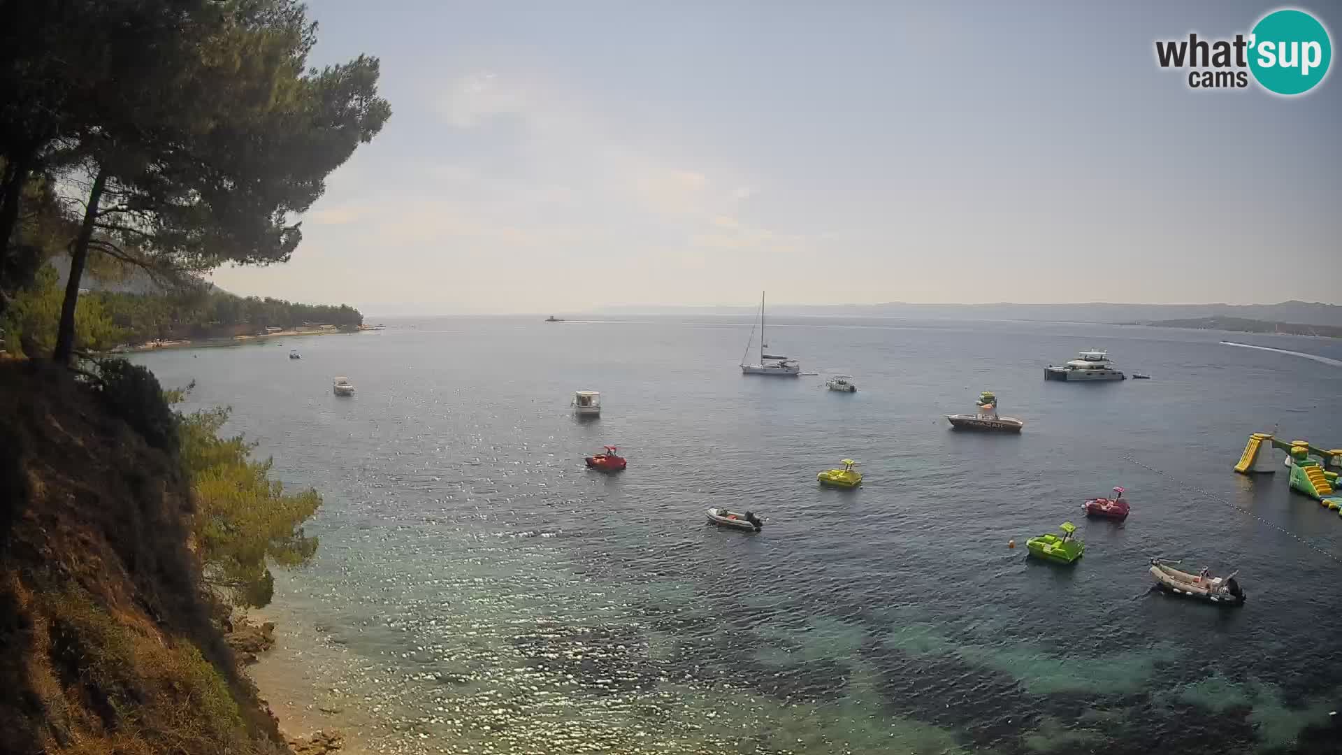 Webcam Playa Potočine Bol – Vista en vivo de Borak Beach, Isla de Brač