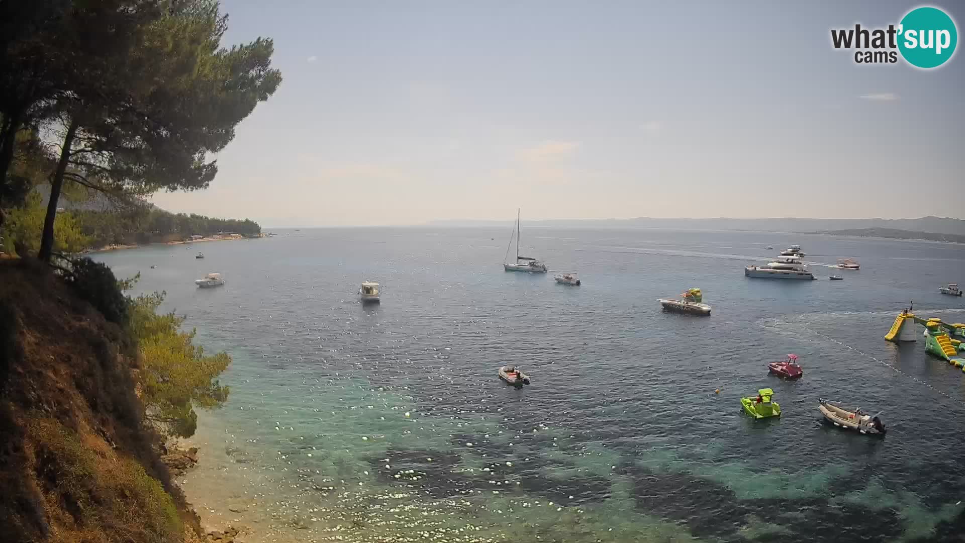 Webcam Strand Potočine Bol – Liveblick auf Borak Beach, Insel Brač
