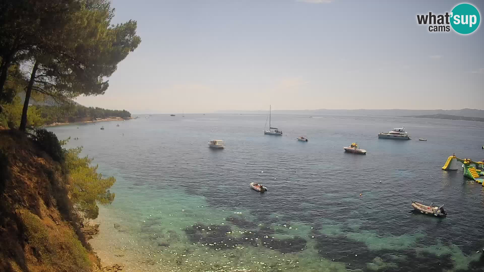 Webcam Strand Potočine Bol – Liveblick auf Borak Beach, Insel Brač