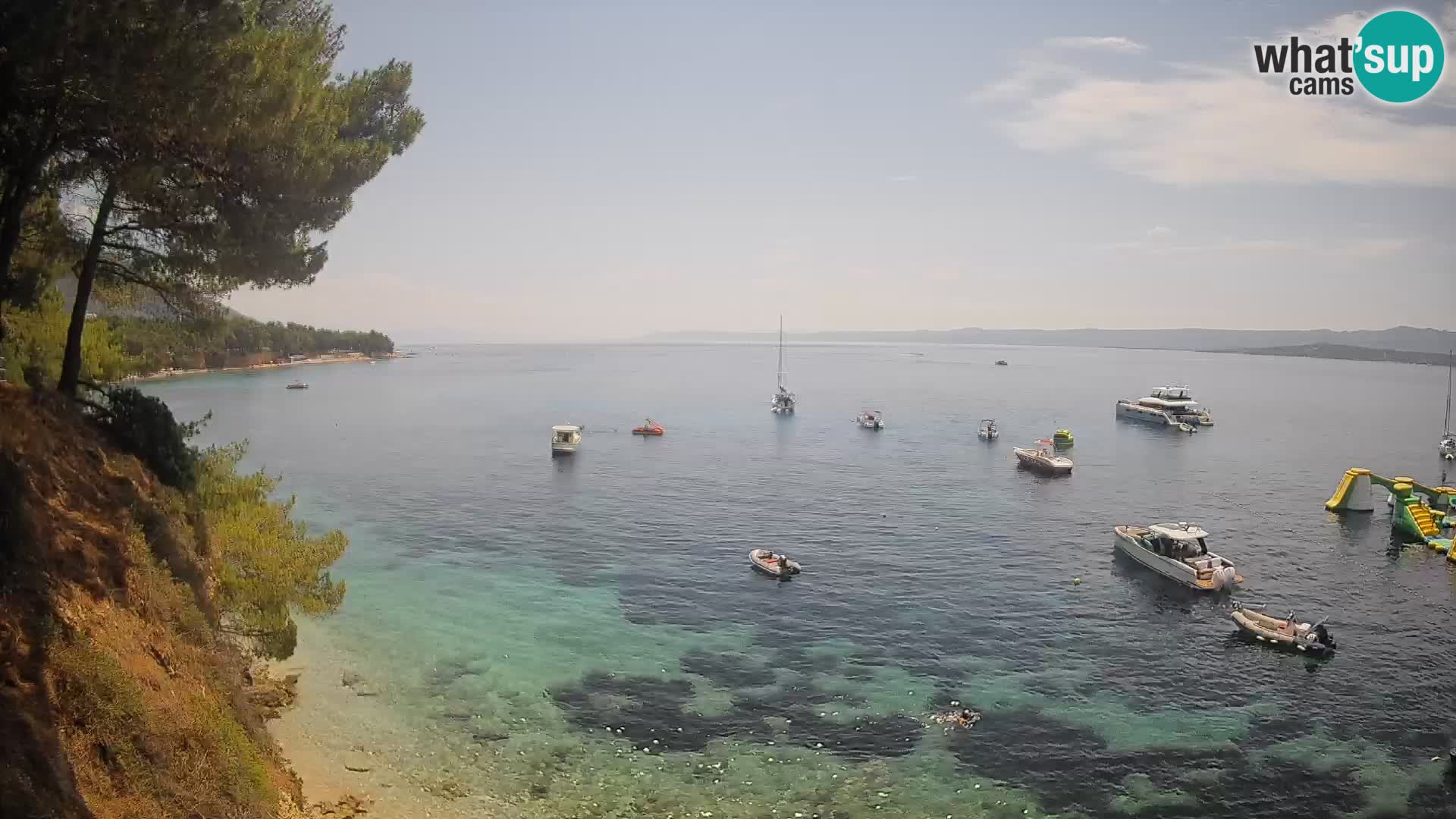 Webcam Playa Potočine Bol – Vista en vivo de Borak Beach, Isla de Brač