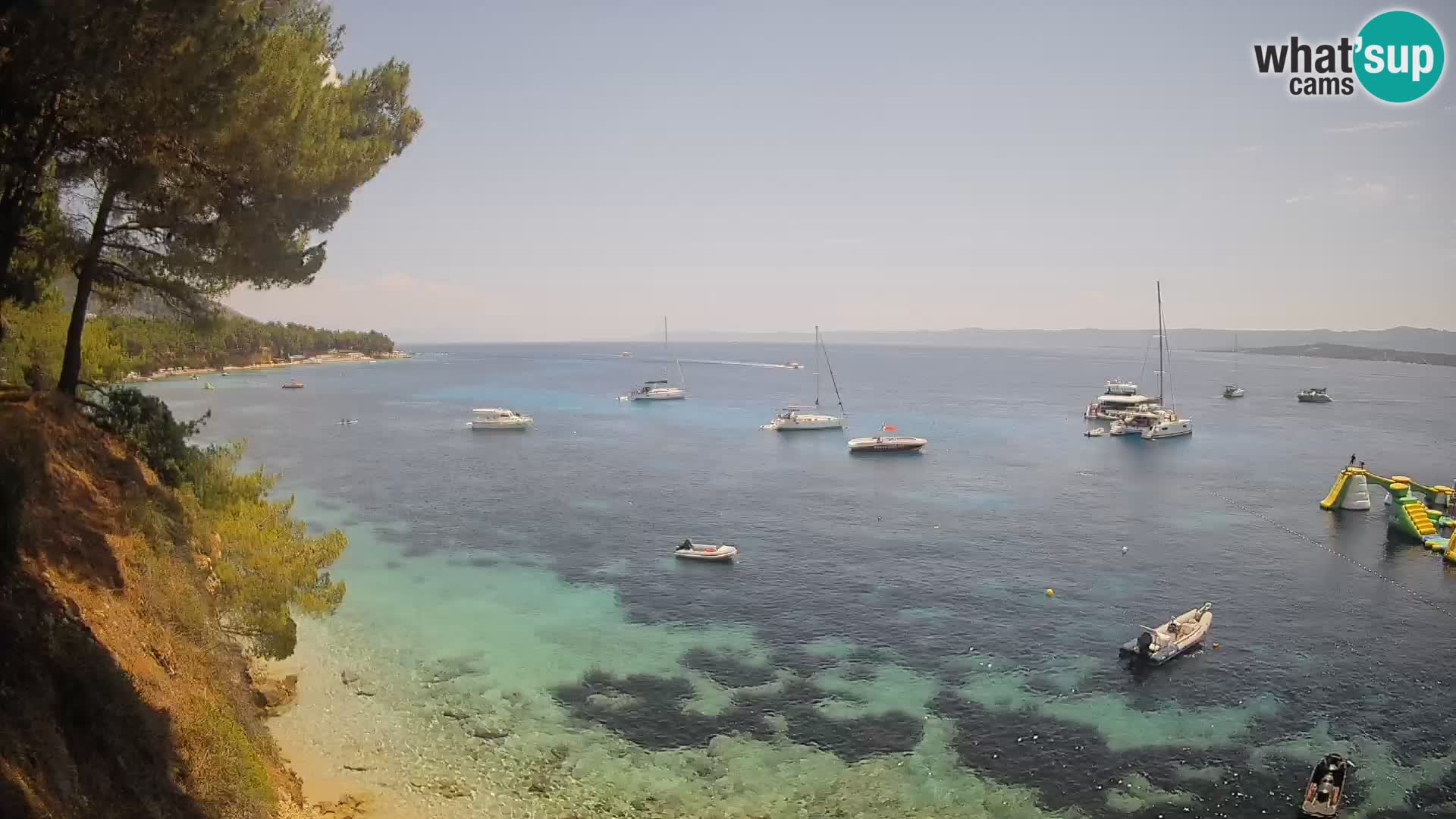 Webcam Playa Potočine Bol – Vista en vivo de Borak Beach, Isla de Brač