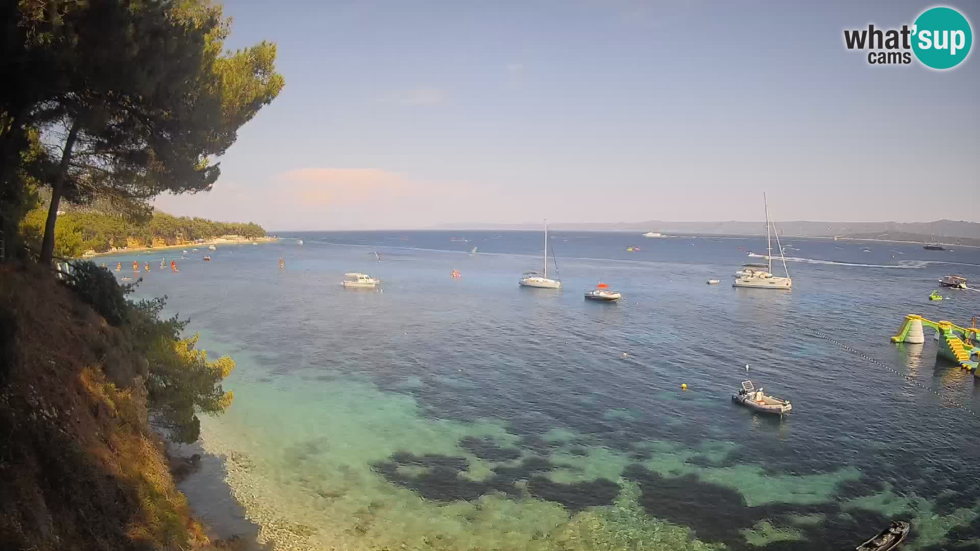 Webcam Potočine Beach Bol – Live View of Borak Beach, Brač Island