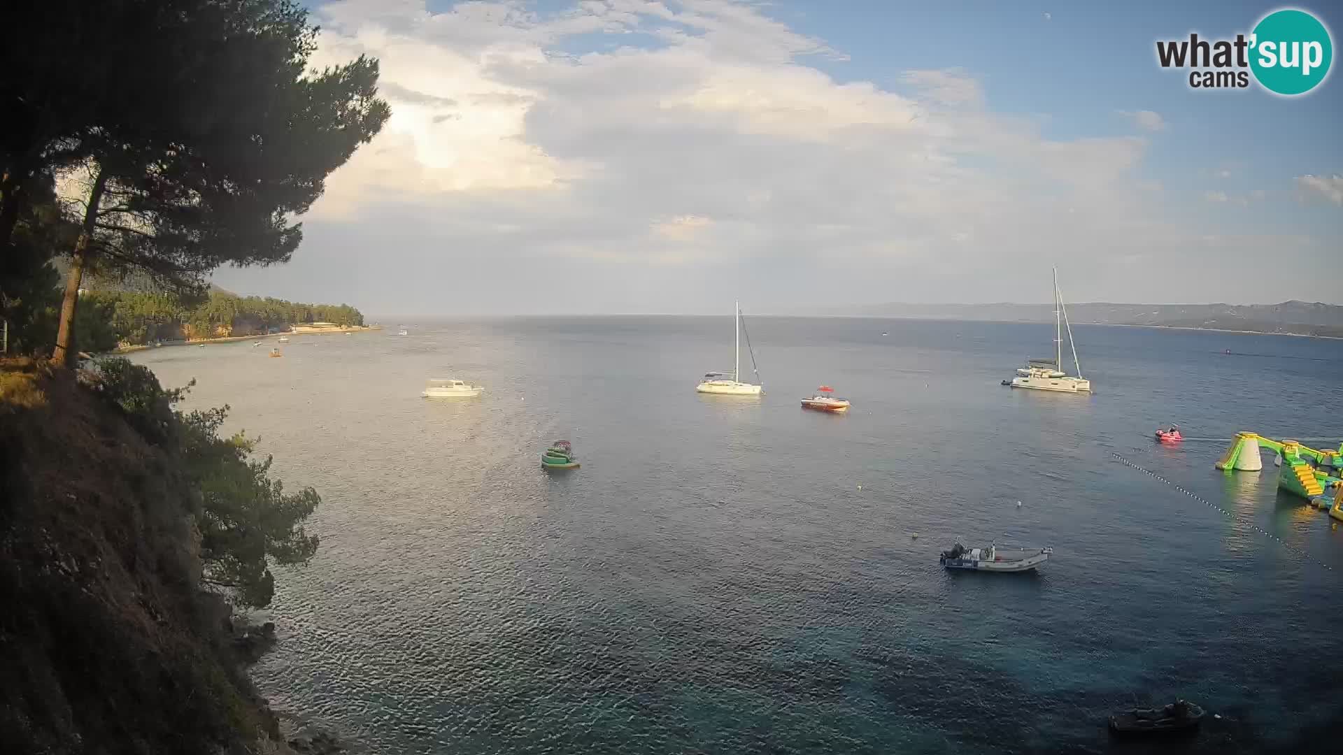 Webcam Strand Potočine Bol – Liveblick auf Borak Beach, Insel Brač