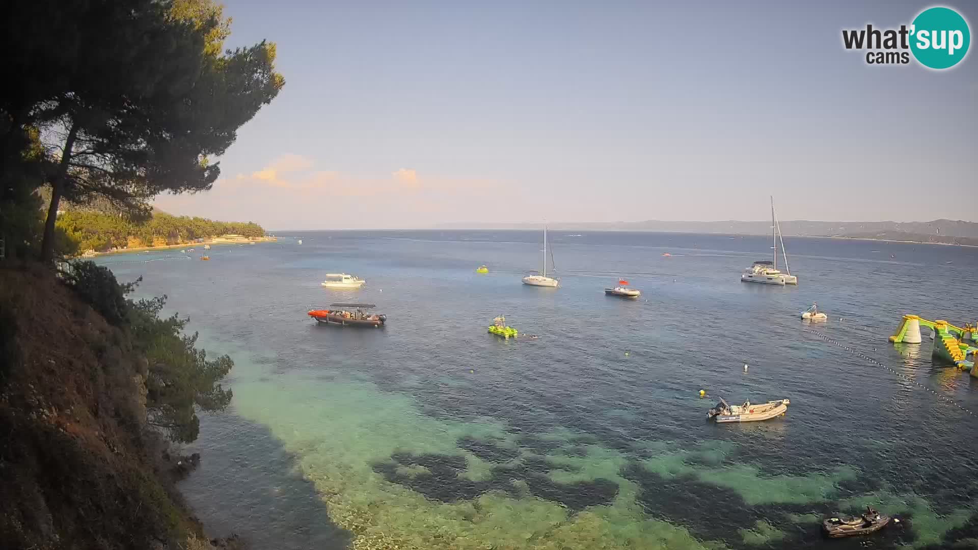 Webcam Potočine Beach Bol – Live View of Borak Beach, Brač Island