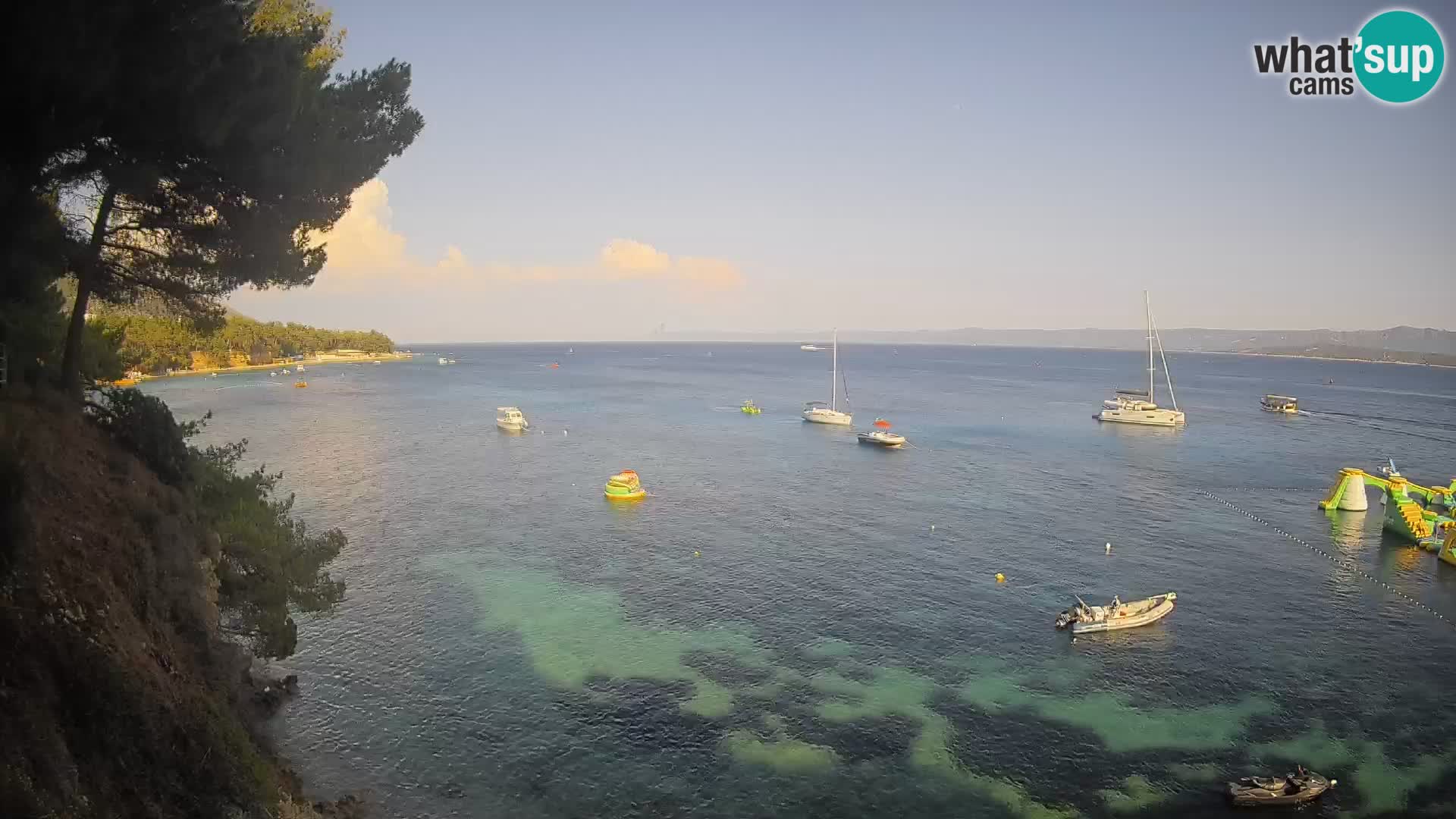 Webcam Playa Potočine Bol – Vista en vivo de Borak Beach, Isla de Brač
