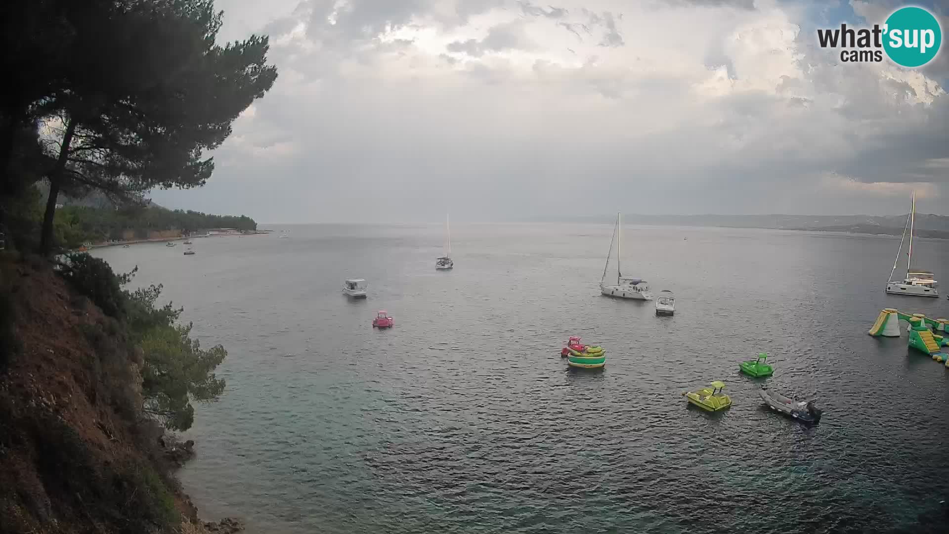 Webcam plage Potočine Bol – Vue en direct sur Borak Beach, île de Brač