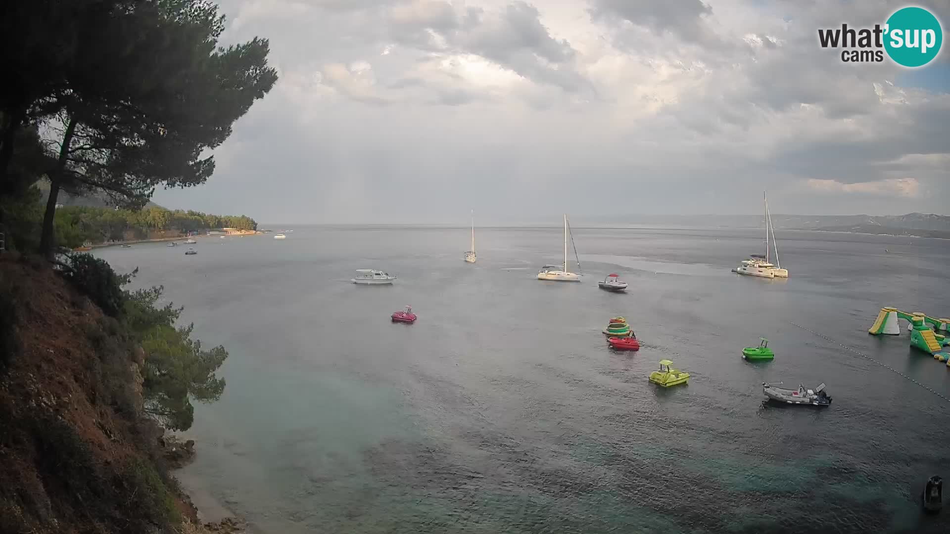 Webcam Playa Potočine Bol – Vista en vivo de Borak Beach, Isla de Brač
