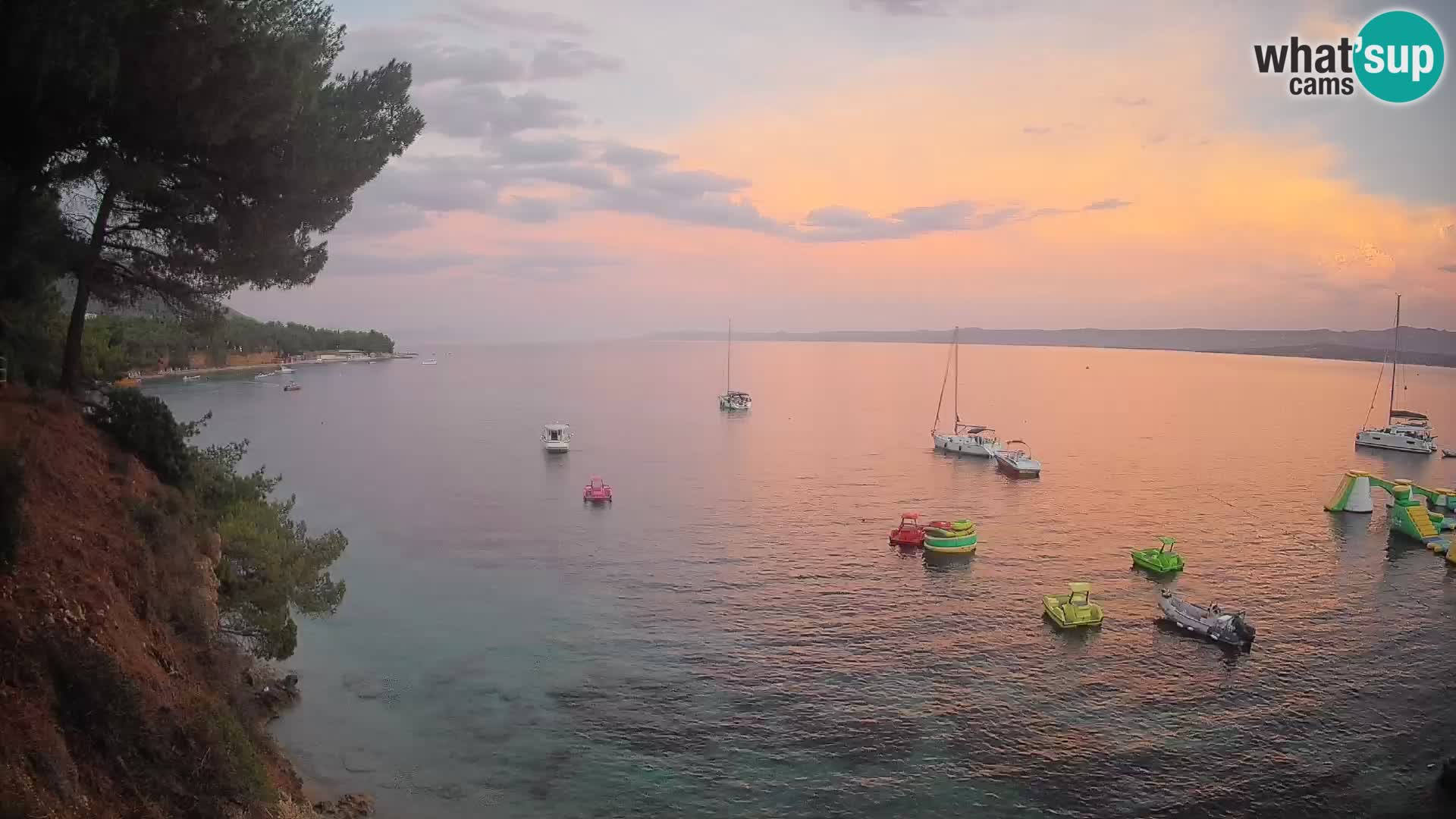 Webcam Strand Potočine Bol – Liveblick auf Borak Beach, Insel Brač