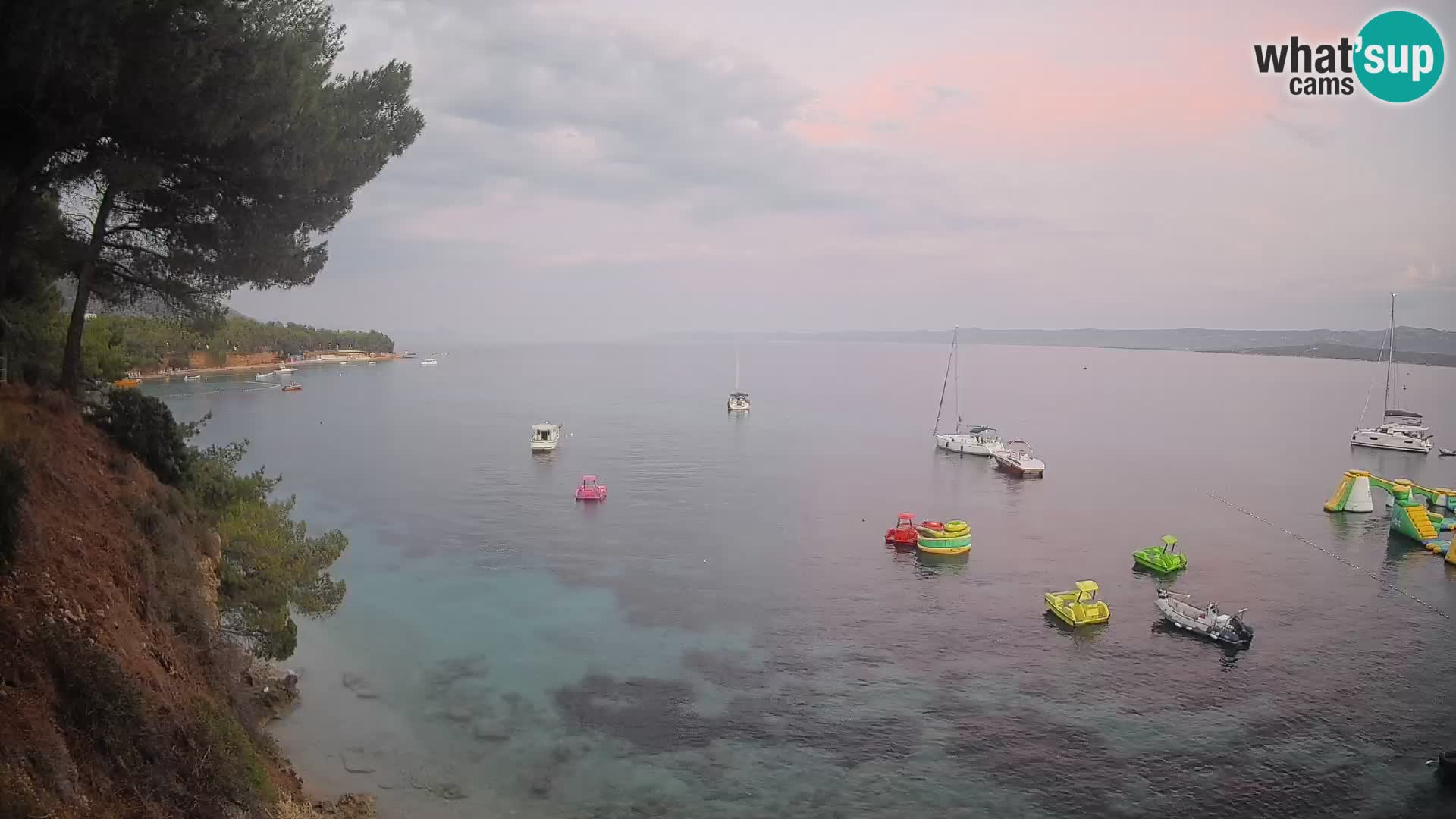 Webcam Potočine Beach Bol – Live View of Borak Beach, Brač Island