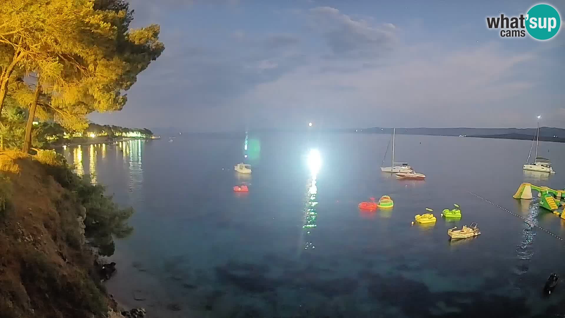 Webcam Strand Potočine Bol – Liveblick auf Borak Beach, Insel Brač