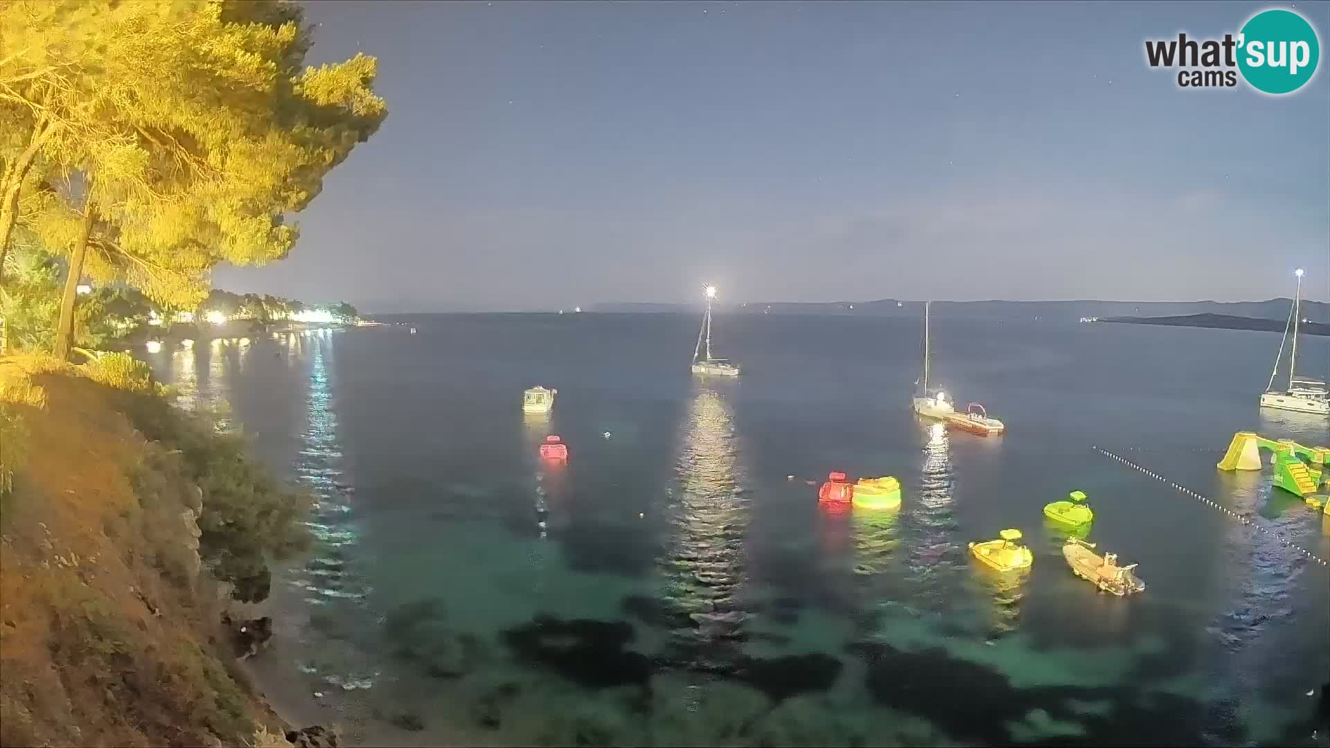 Webcam Strand Potočine Bol – Liveblick auf Borak Beach, Insel Brač