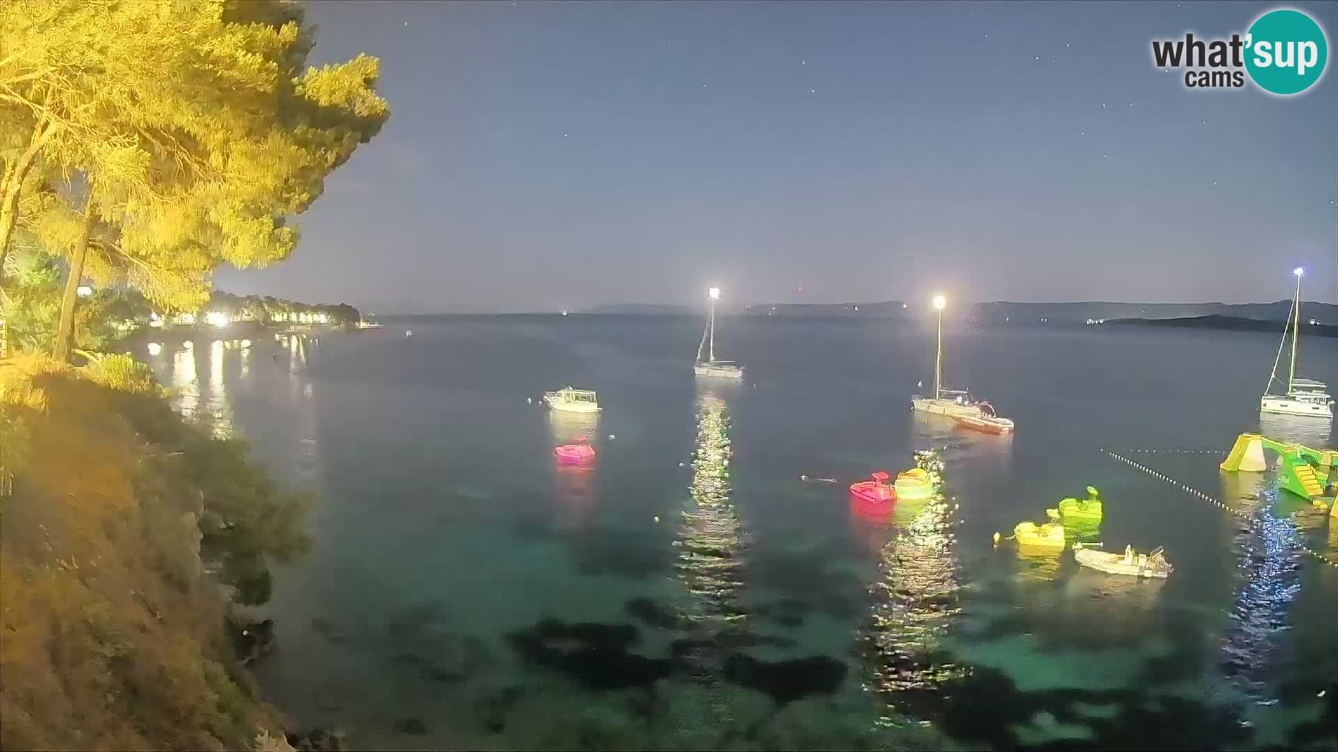 Webcam Strand Potočine Bol – Liveblick auf Borak Beach, Insel Brač