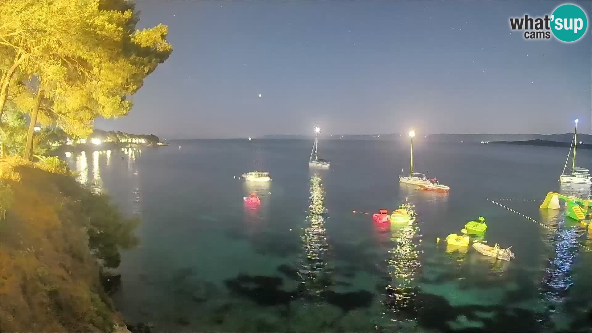 Webcam Playa Potočine Bol – Vista en vivo de Borak Beach, Isla de Brač