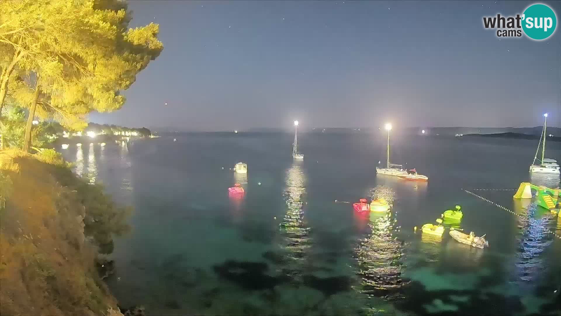 Webcam Potočine Beach Bol – Live View of Borak Beach, Brač Island