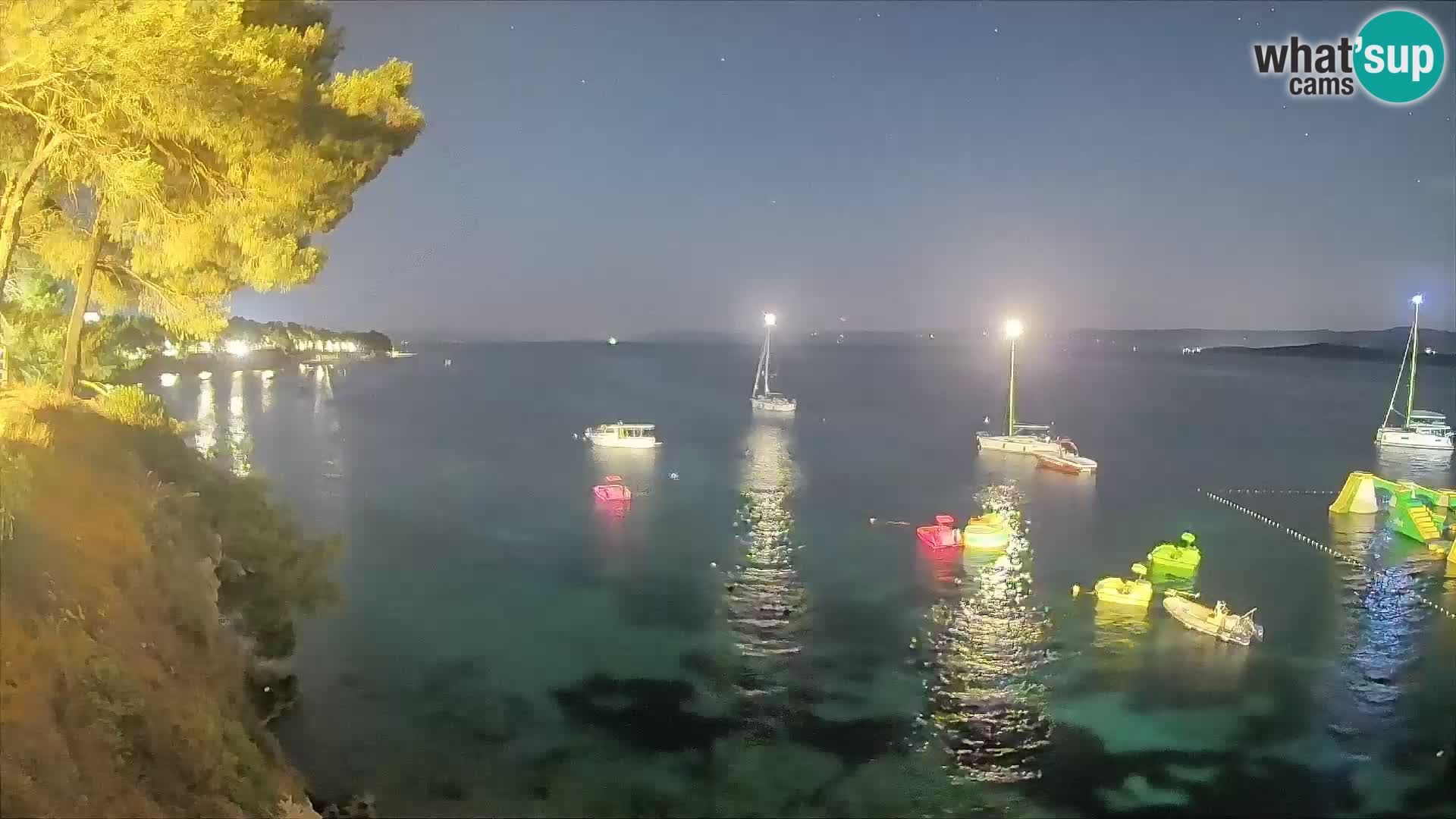 Webcam plage Potočine Bol – Vue en direct sur Borak Beach, île de Brač
