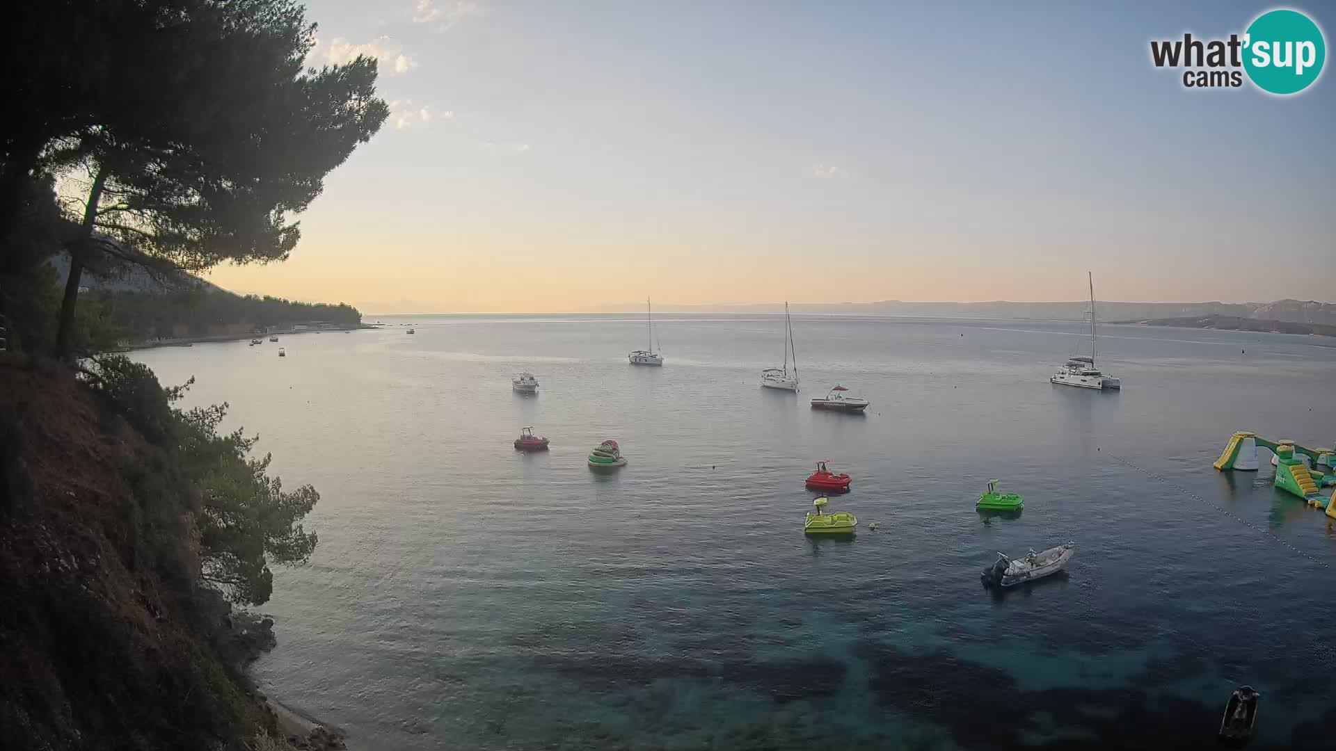 Webcam plage Potočine Bol – Vue en direct sur Borak Beach, île de Brač