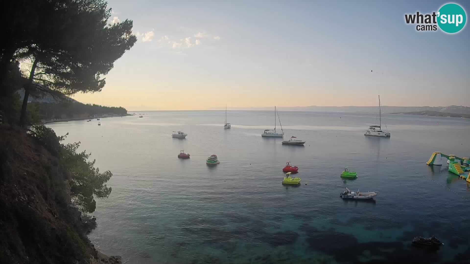 Webcam Potočine Beach Bol – Live View of Borak Beach, Brač Island