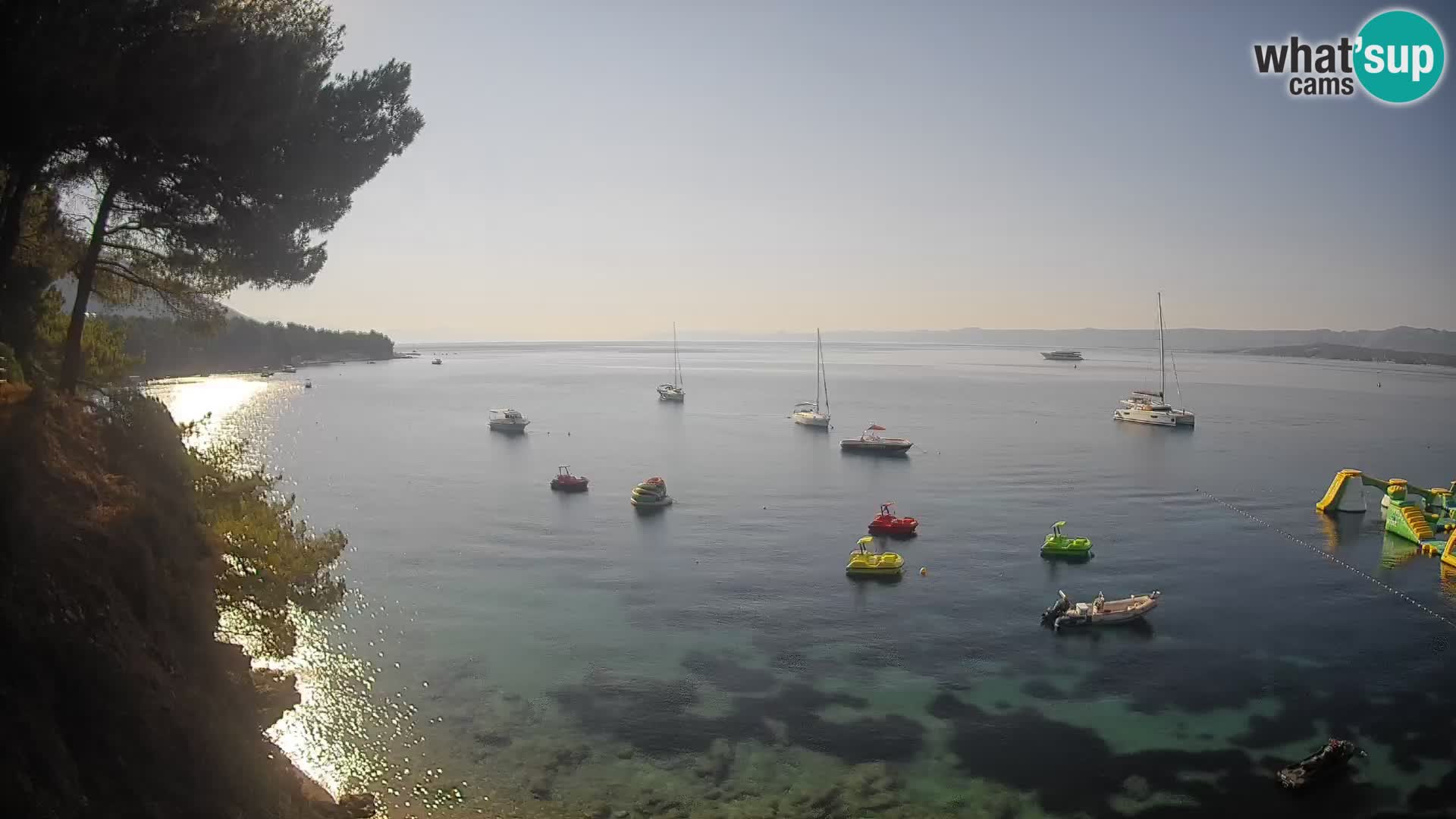 Webcam Strand Potočine Bol – Liveblick auf Borak Beach, Insel Brač