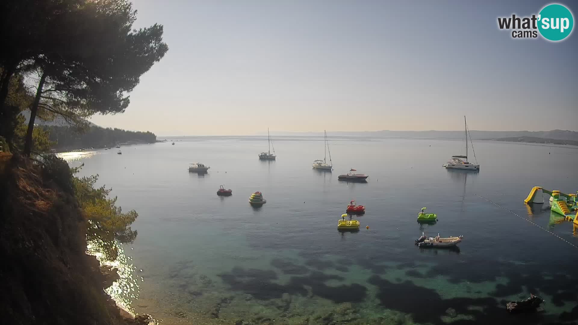 Webcam Strand Potočine Bol – Liveblick auf Borak Beach, Insel Brač