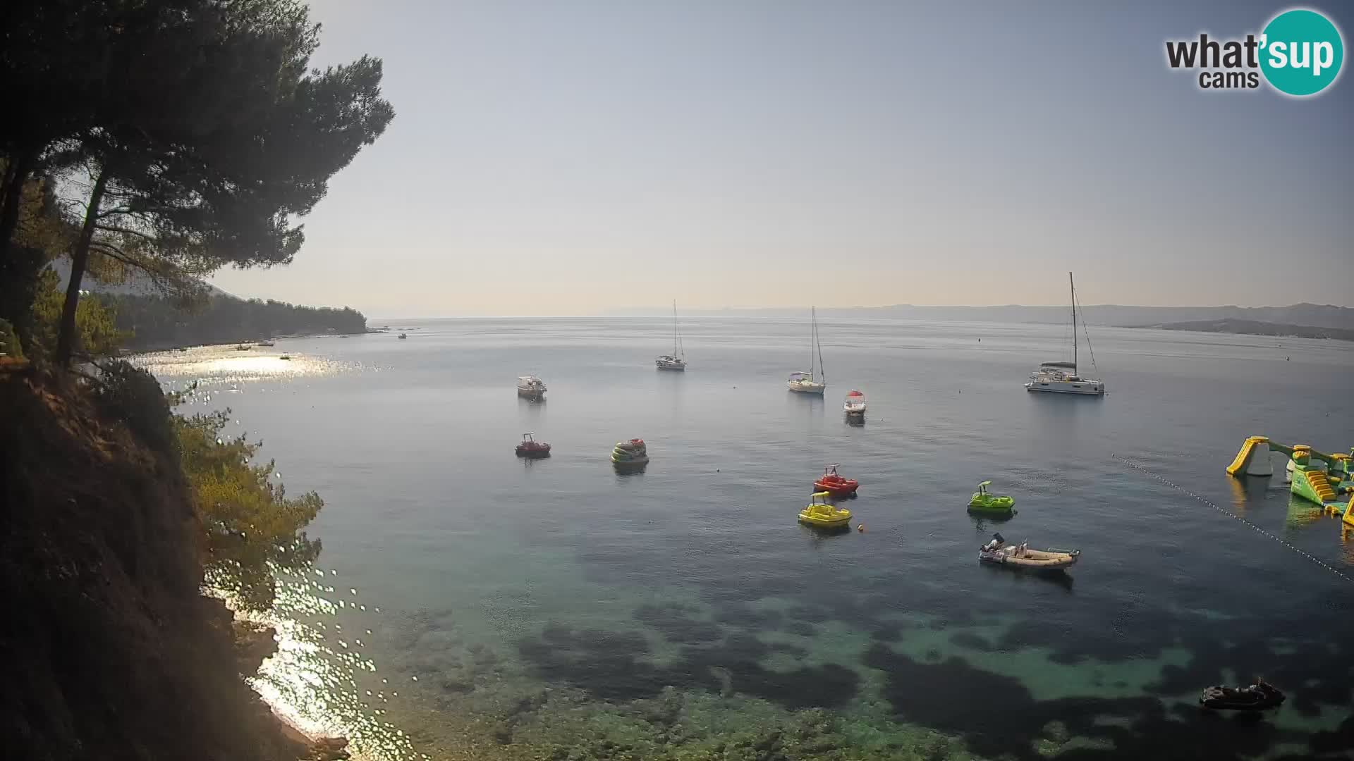 Webcam Potočine Beach Bol – Live View of Borak Beach, Brač Island