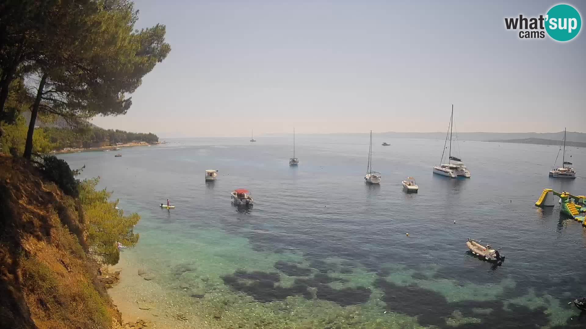 Webcam Potočine Beach Bol – Live View of Borak Beach, Brač Island