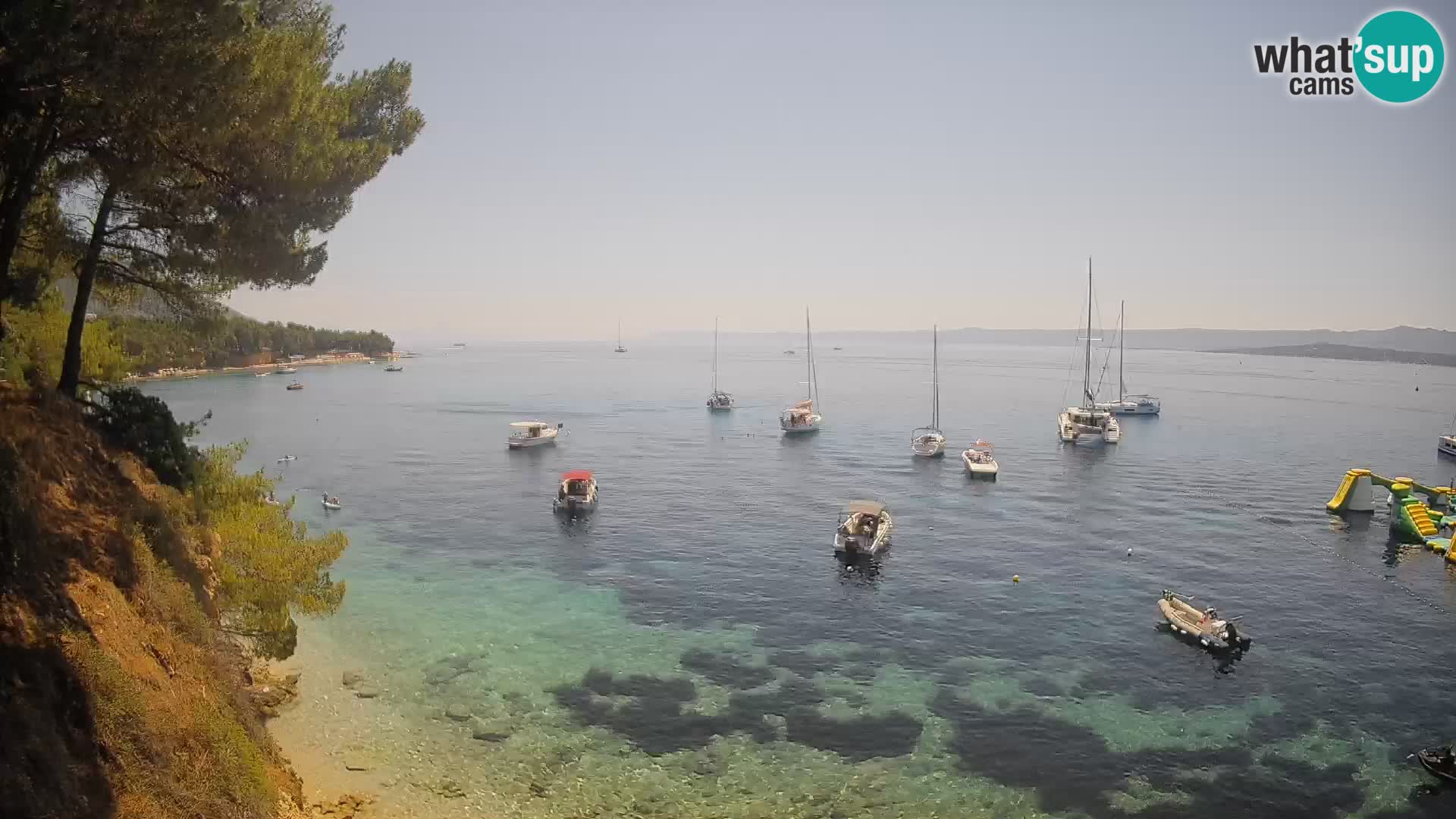 Webcam Strand Potočine Bol – Liveblick auf Borak Beach, Insel Brač