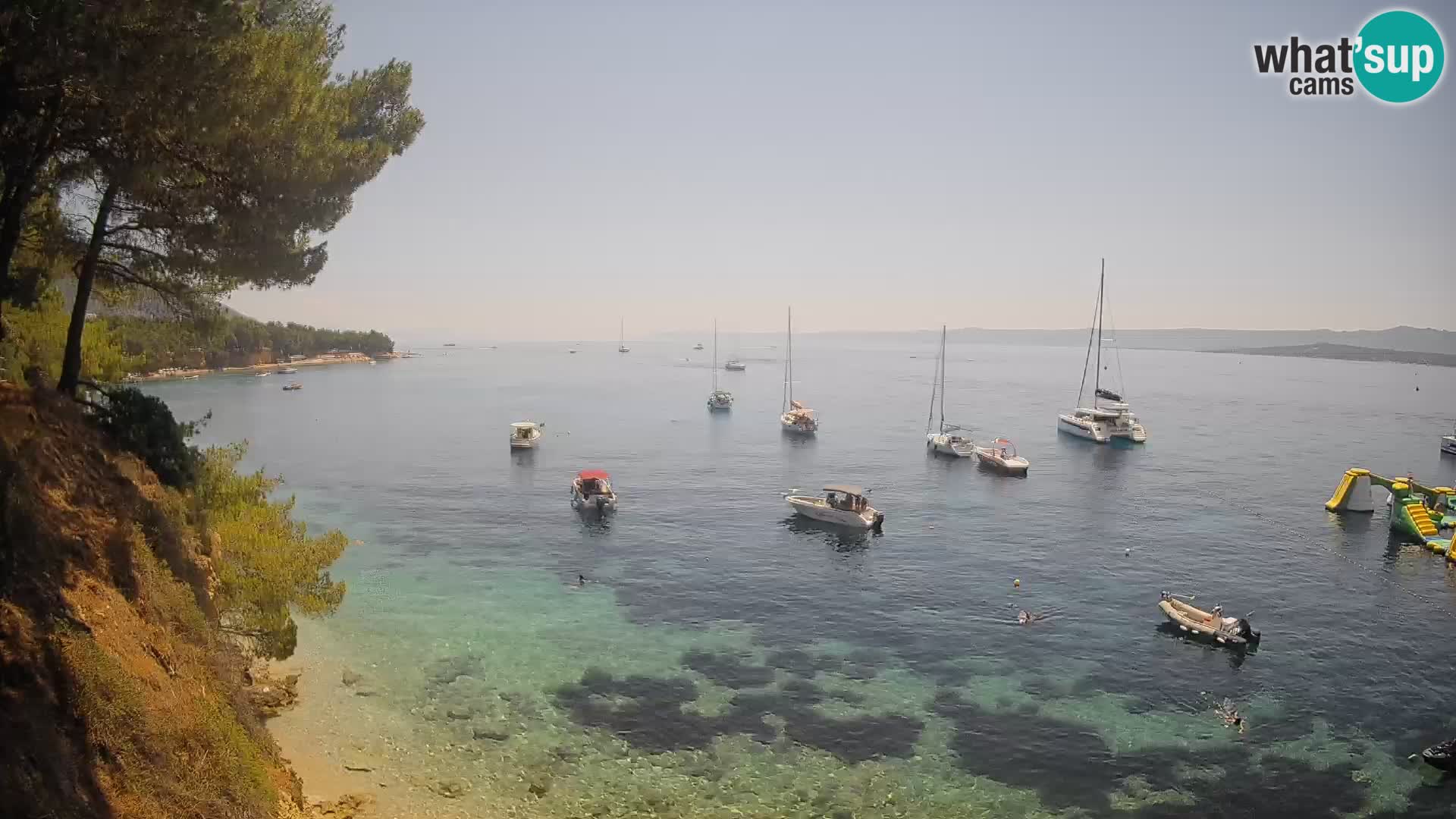 Webcam Strand Potočine Bol – Liveblick auf Borak Beach, Insel Brač