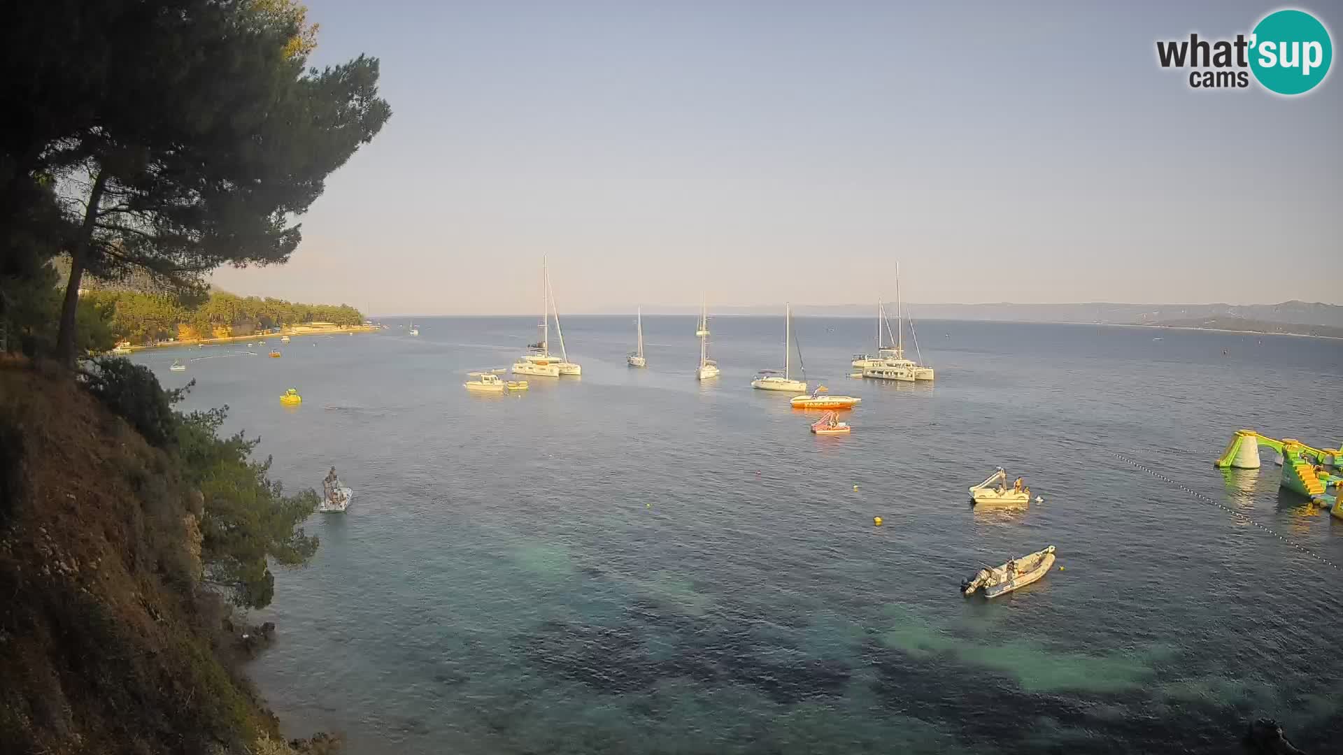 Webcam Potočine Beach Bol – Live View of Borak Beach, Brač Island
