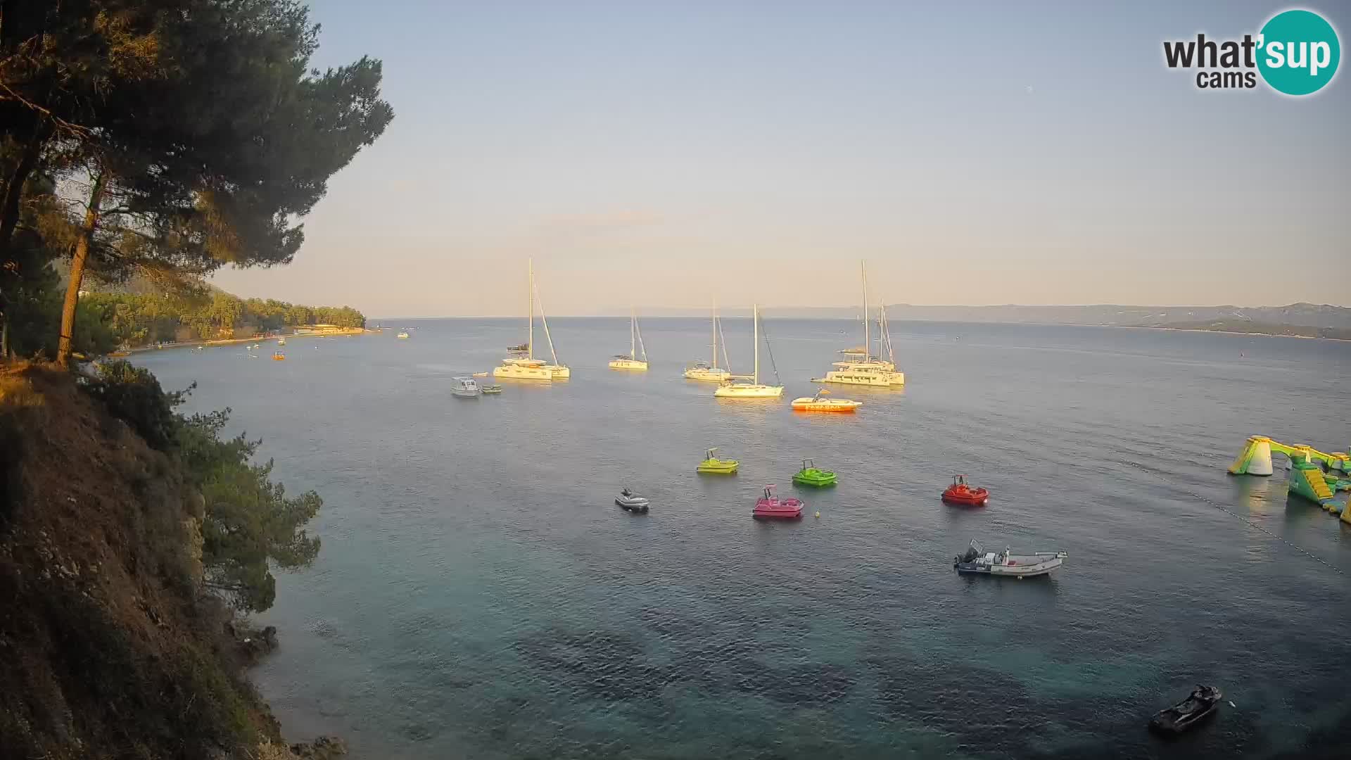 Webcam Potočine Beach Bol – Live View of Borak Beach, Brač Island