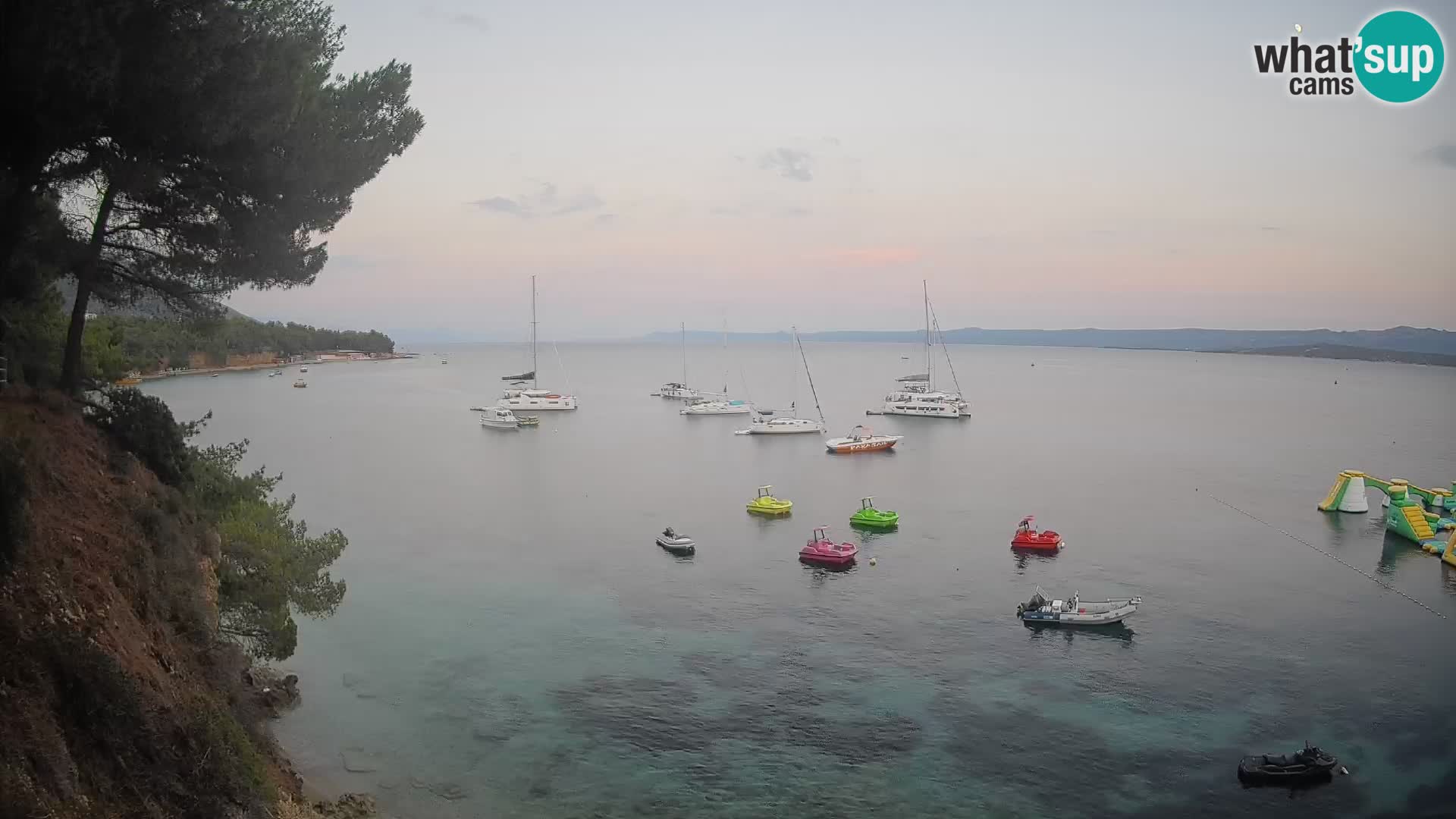 Webcam Playa Potočine Bol – Vista en vivo de Borak Beach, Isla de Brač