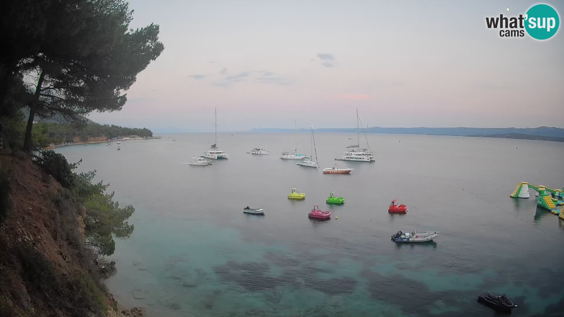 Webcam Potočine Beach Bol – Live View of Borak Beach, Brač Island