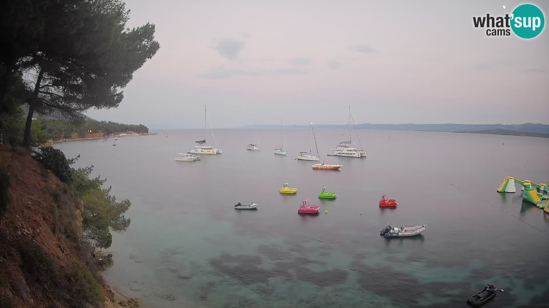 Webcam Potočine Beach Bol – Live View of Borak Beach, Brač Island