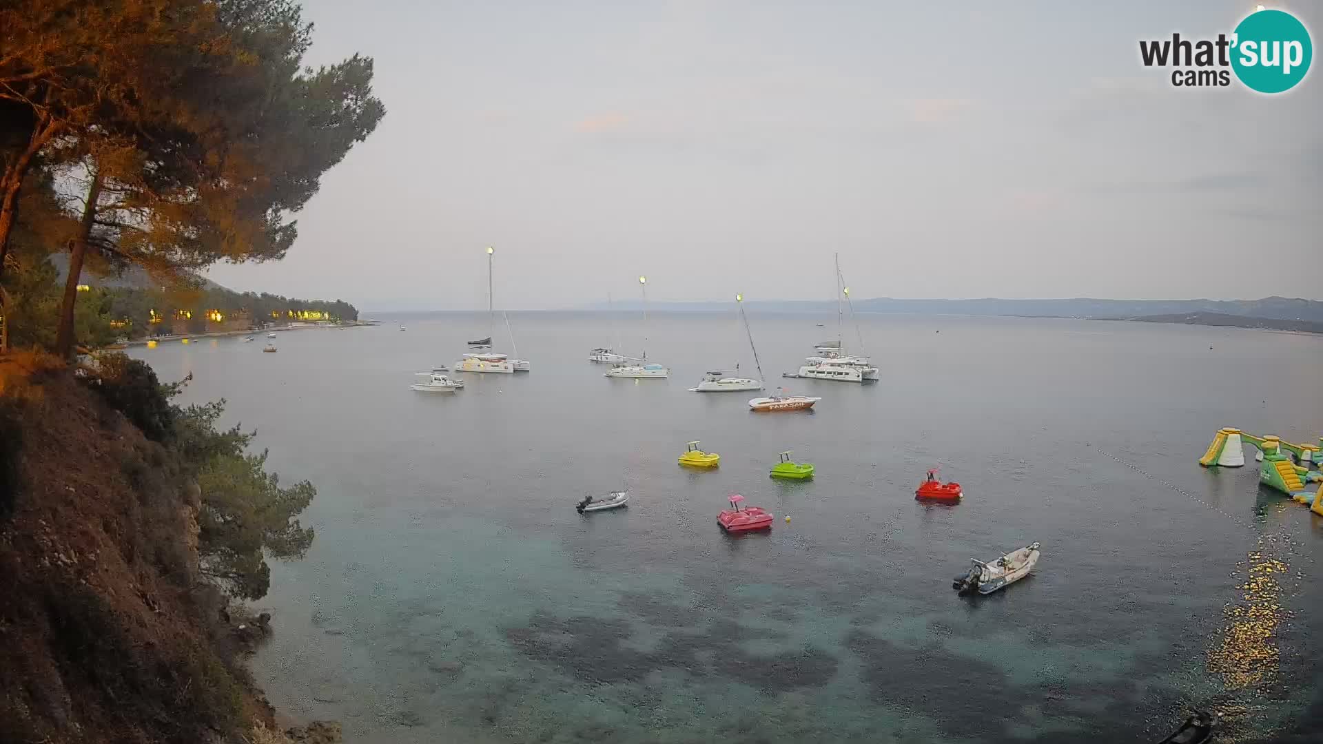 Webcam Strand Potočine Bol – Liveblick auf Borak Beach, Insel Brač