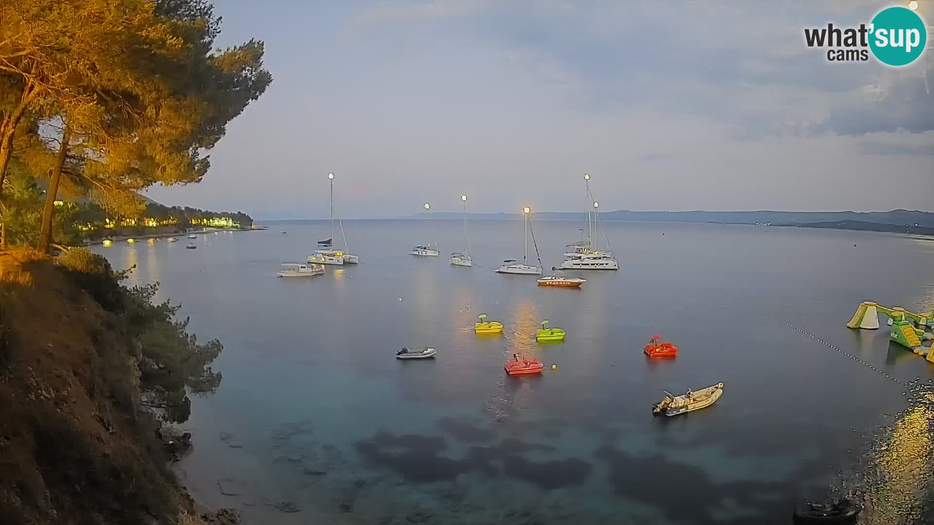 Webcam Potočine Beach Bol – Live View of Borak Beach, Brač Island