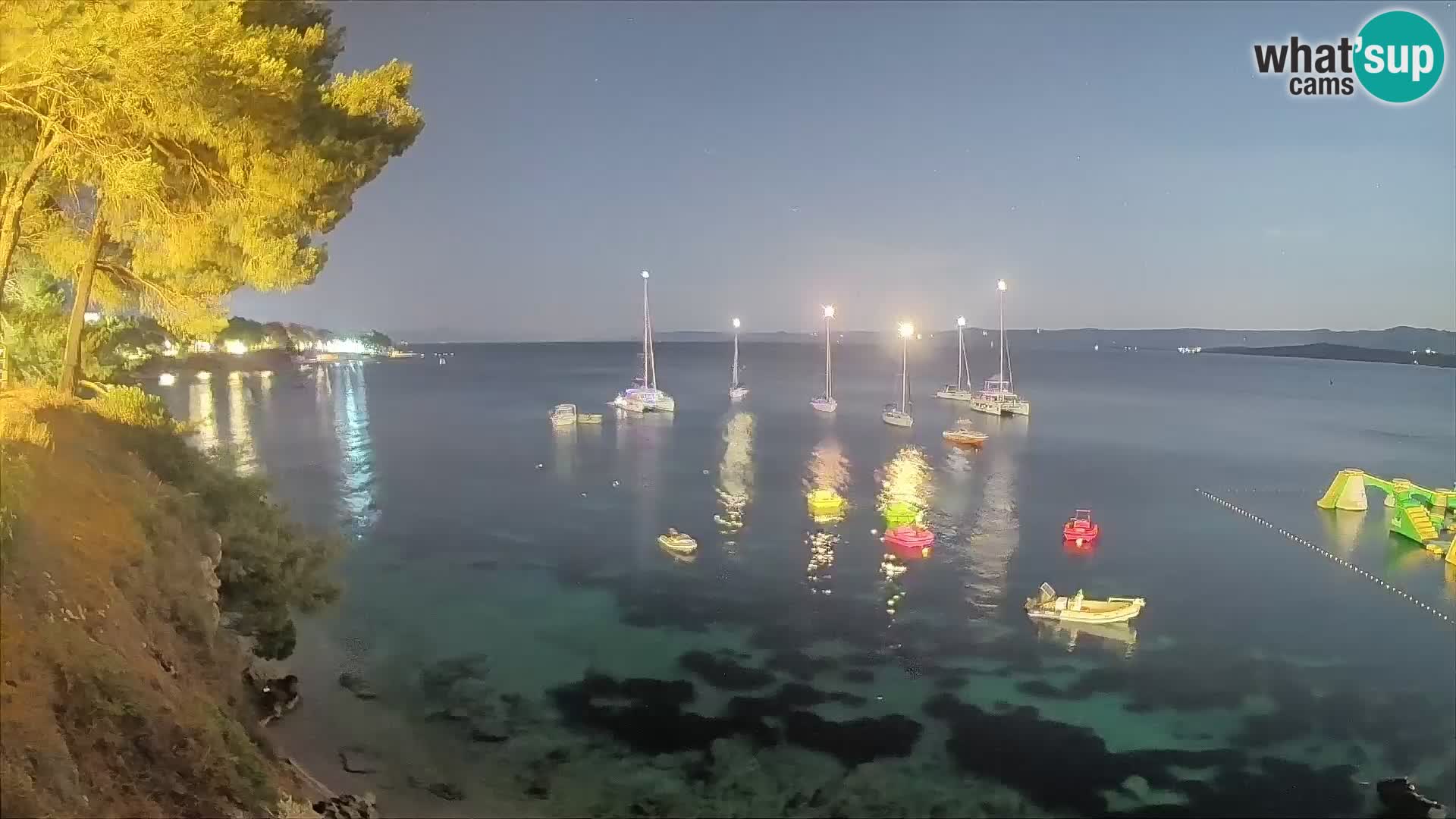 Webcam Potočine Beach Bol – Live View of Borak Beach, Brač Island