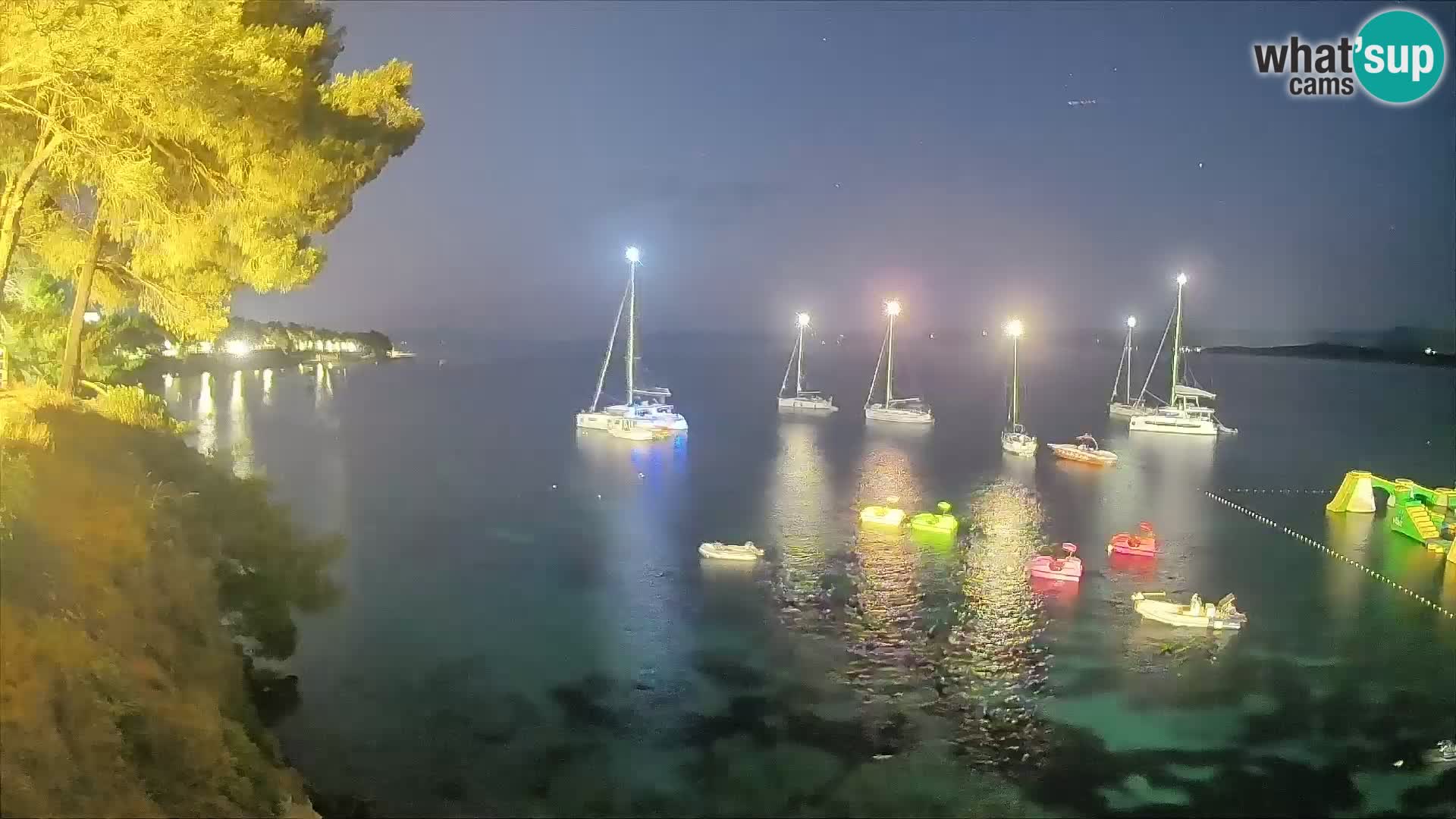 Webcam Strand Potočine Bol – Liveblick auf Borak Beach, Insel Brač