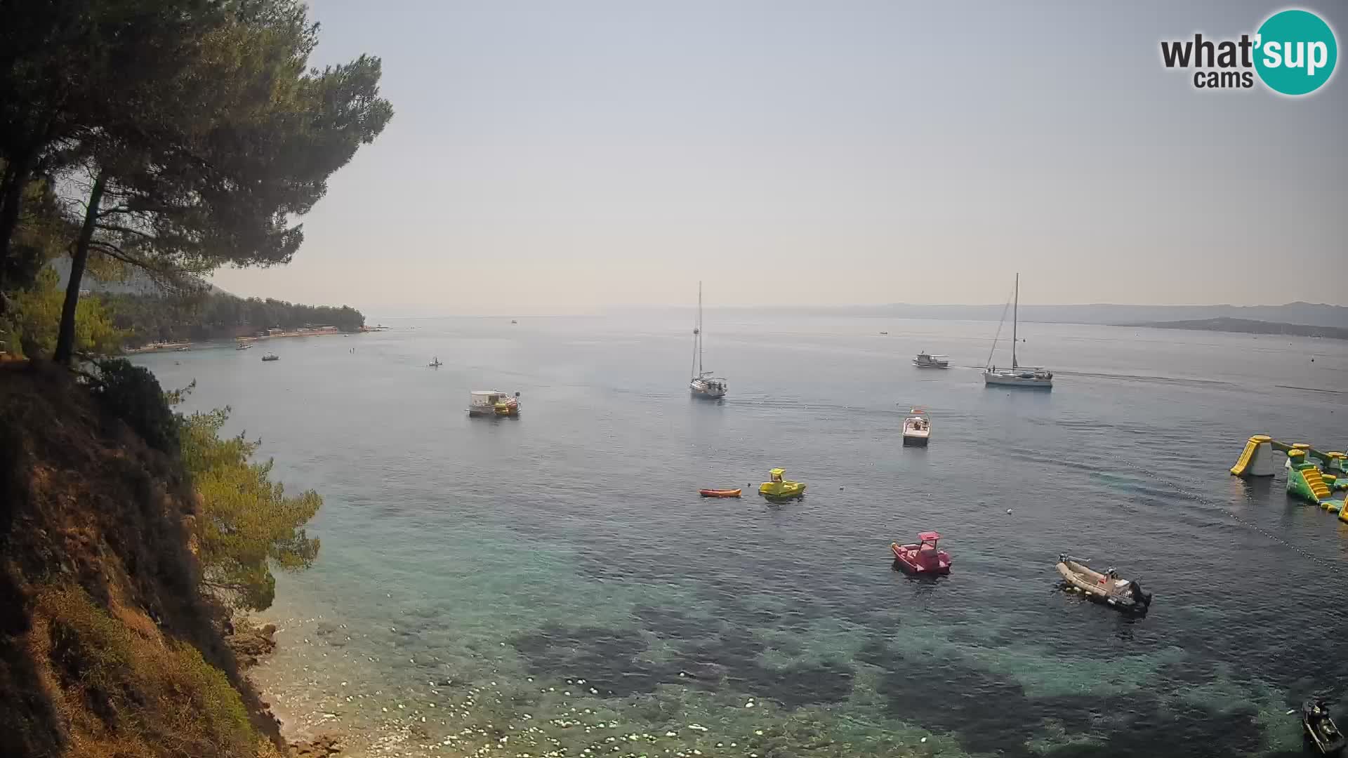 Webcam Strand Potočine Bol – Liveblick auf Borak Beach, Insel Brač