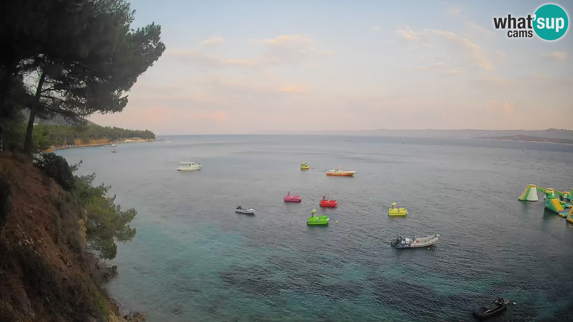 Webcam plage Potočine Bol – Vue en direct sur Borak Beach, île de Brač