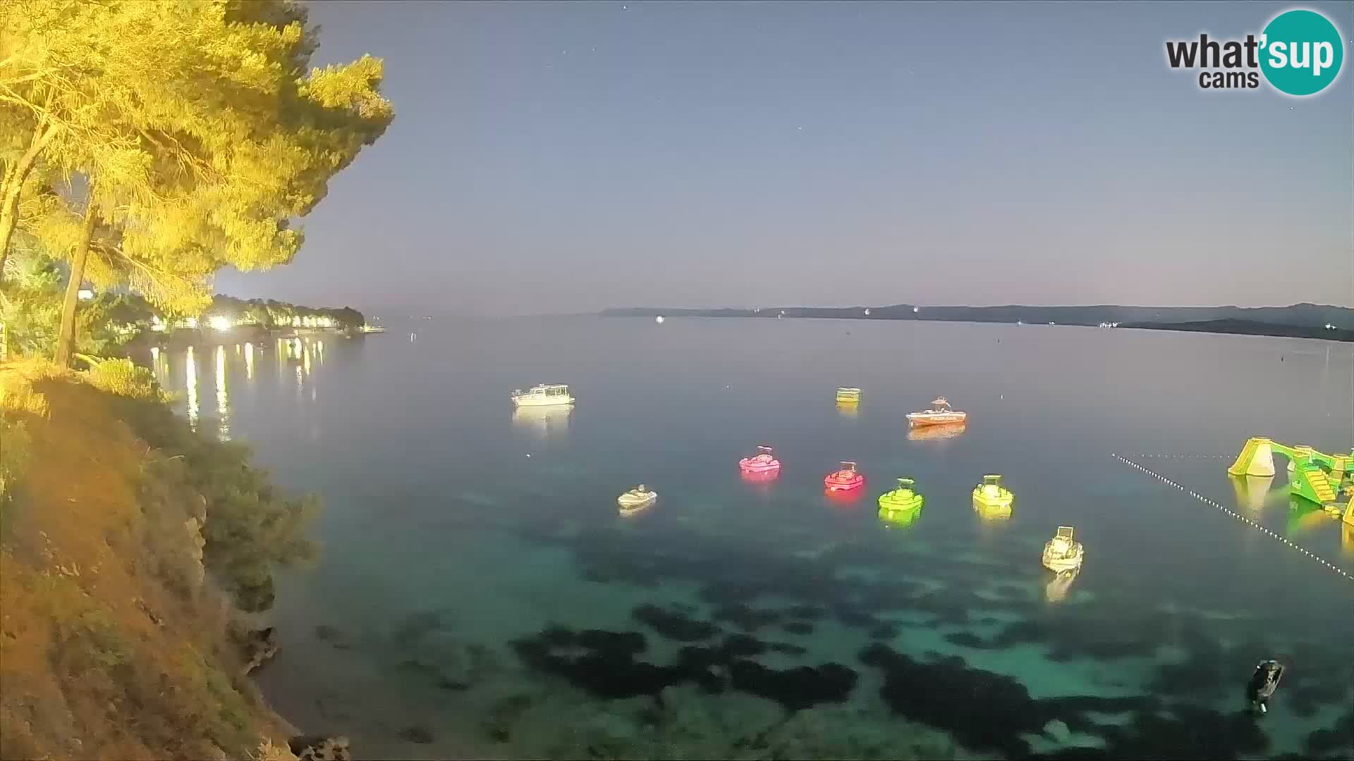 Webcam Strand Potočine Bol – Liveblick auf Borak Beach, Insel Brač